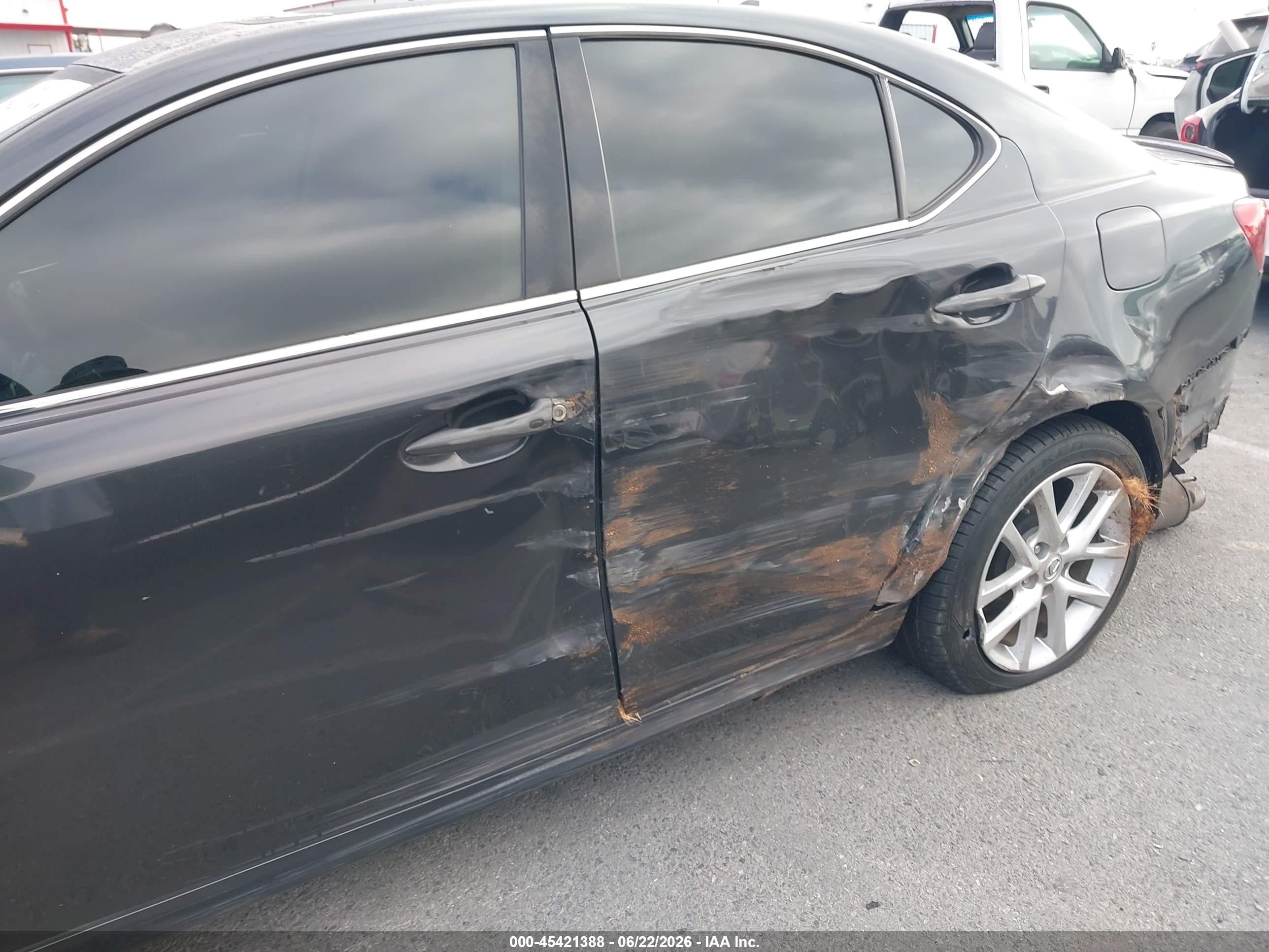 2007 Lexus Is 250   Black vin: JTHBK262475030279
