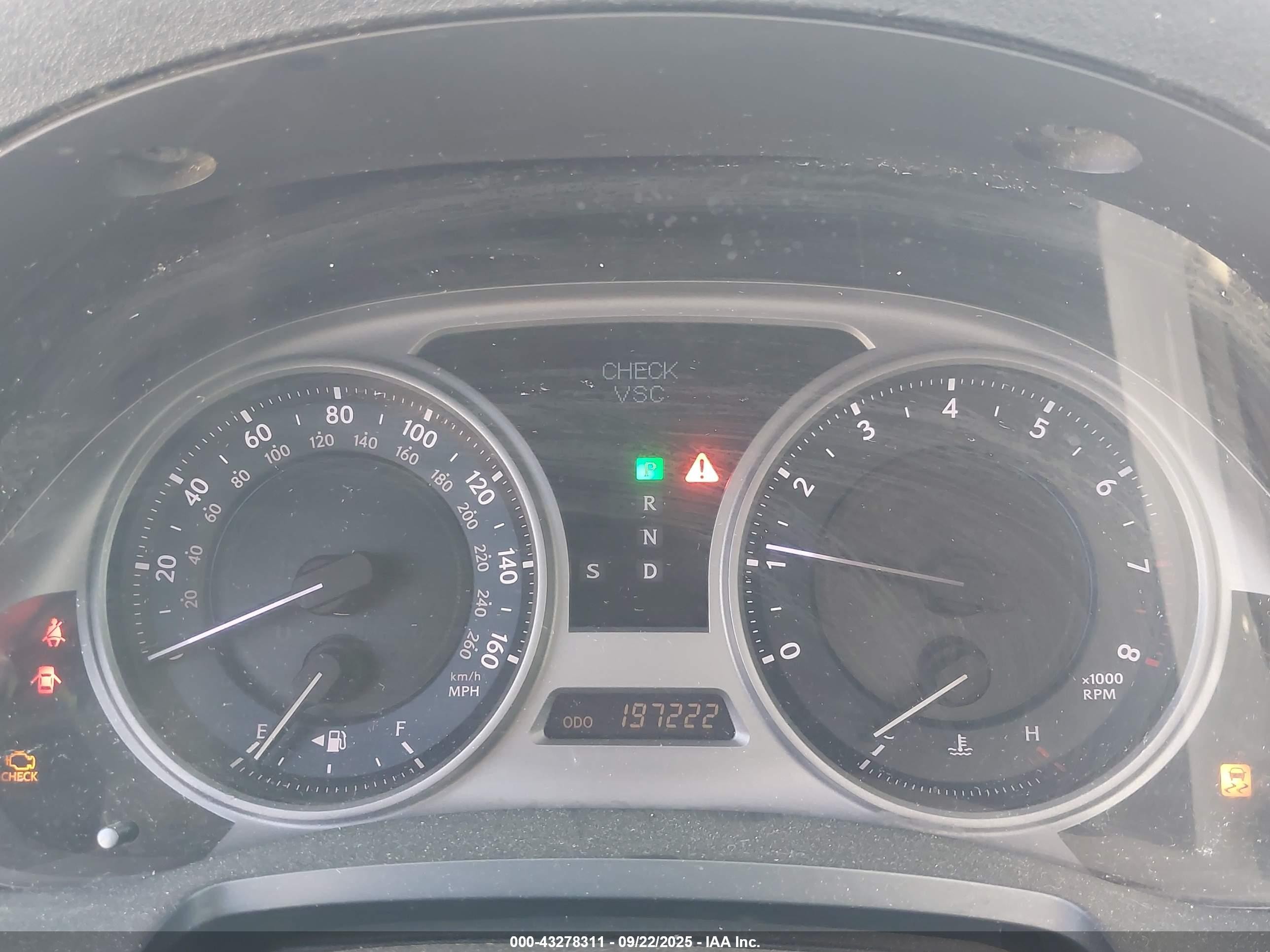 2007 Lexus Is 250   Gray vin: JTHBK262475030802
