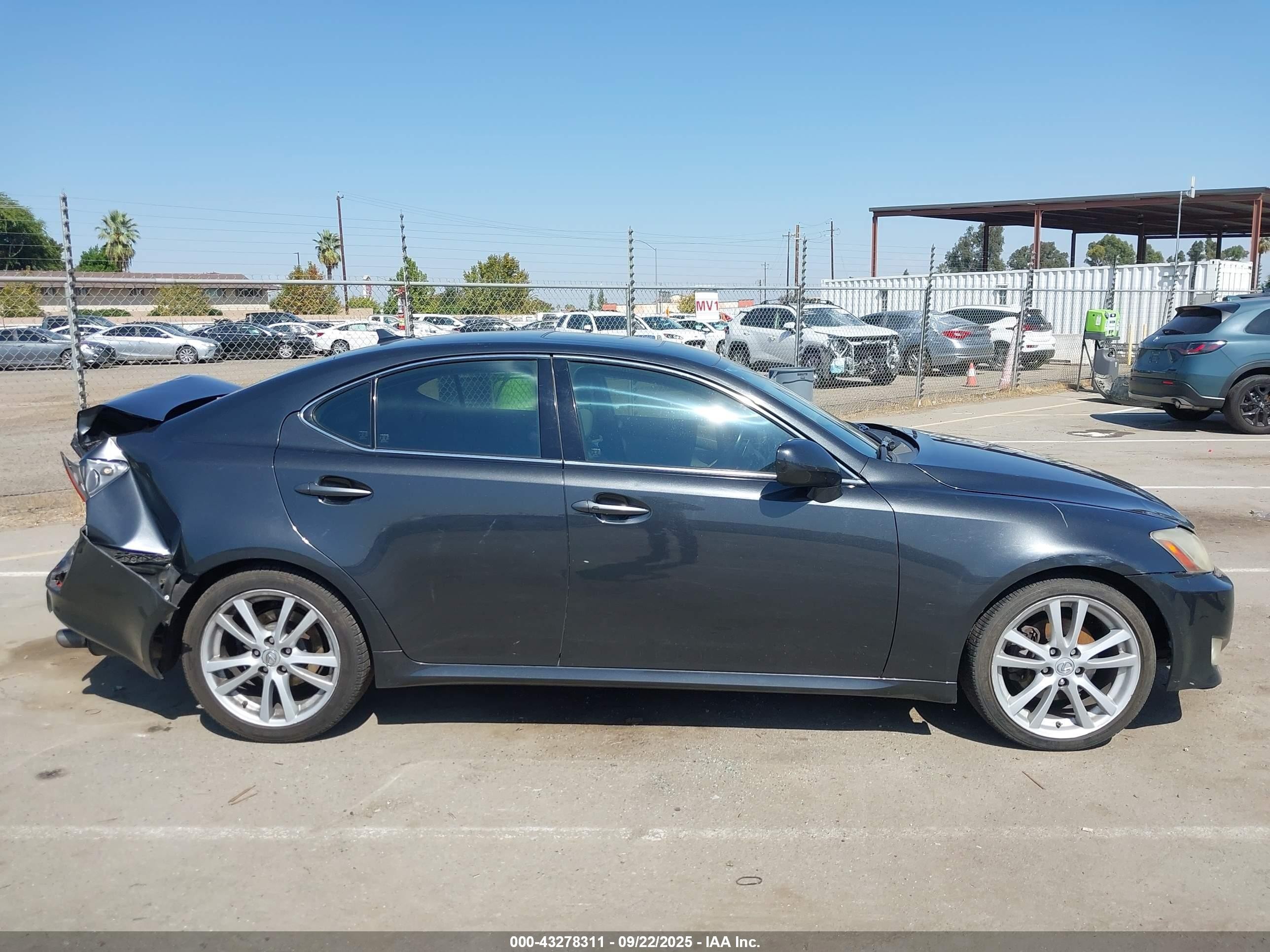2007 Lexus Is 250   Gray vin: JTHBK262475030802