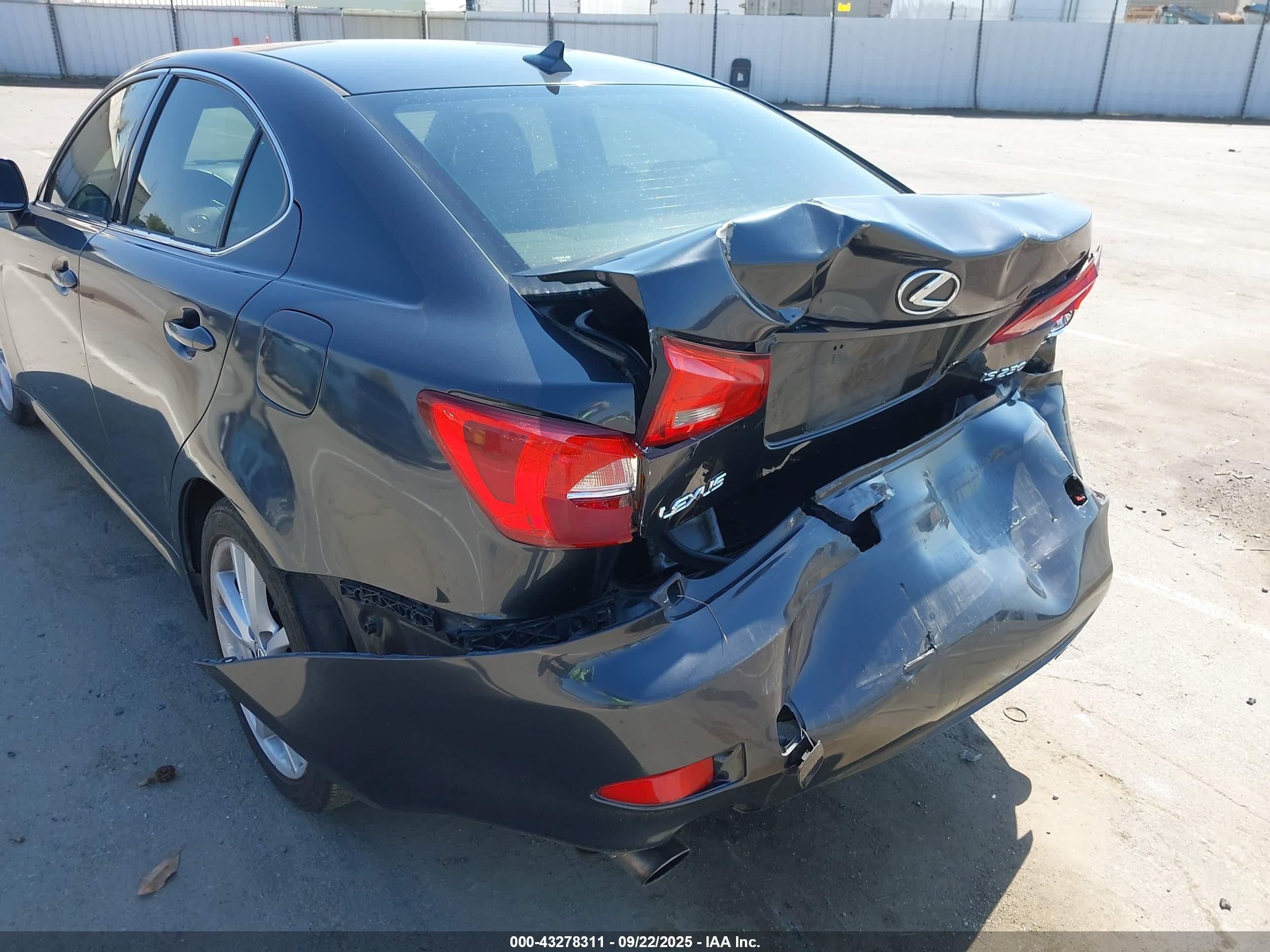 2007 Lexus Is 250   Gray vin: JTHBK262475030802