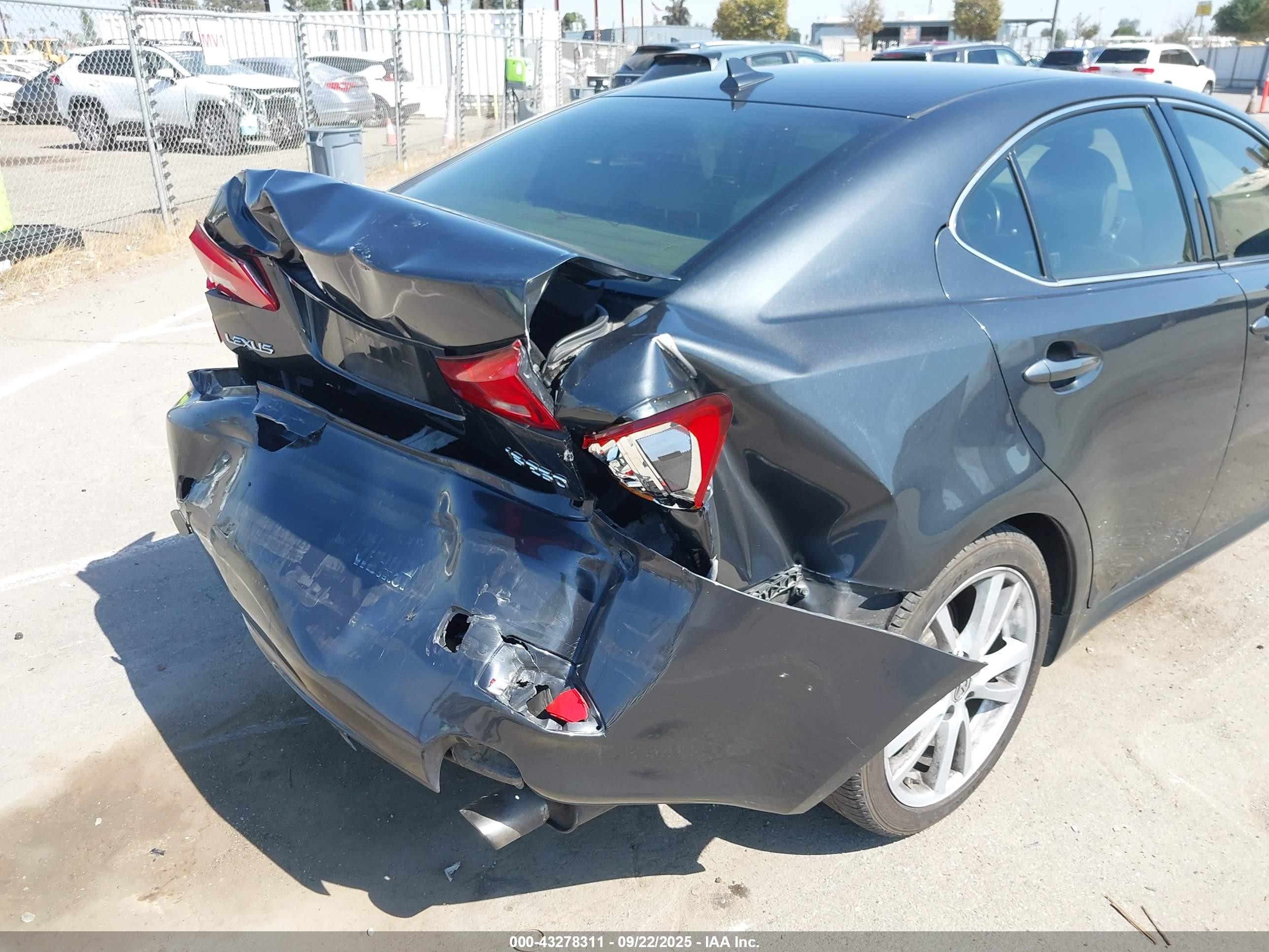 2007 Lexus Is 250   Gray vin: JTHBK262475030802