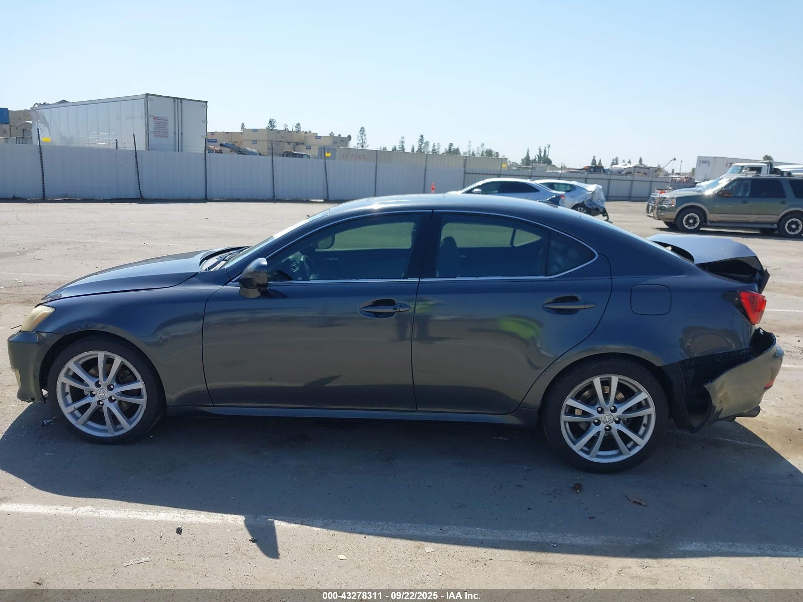 2007 Lexus Is 250   Gray vin: JTHBK262475030802