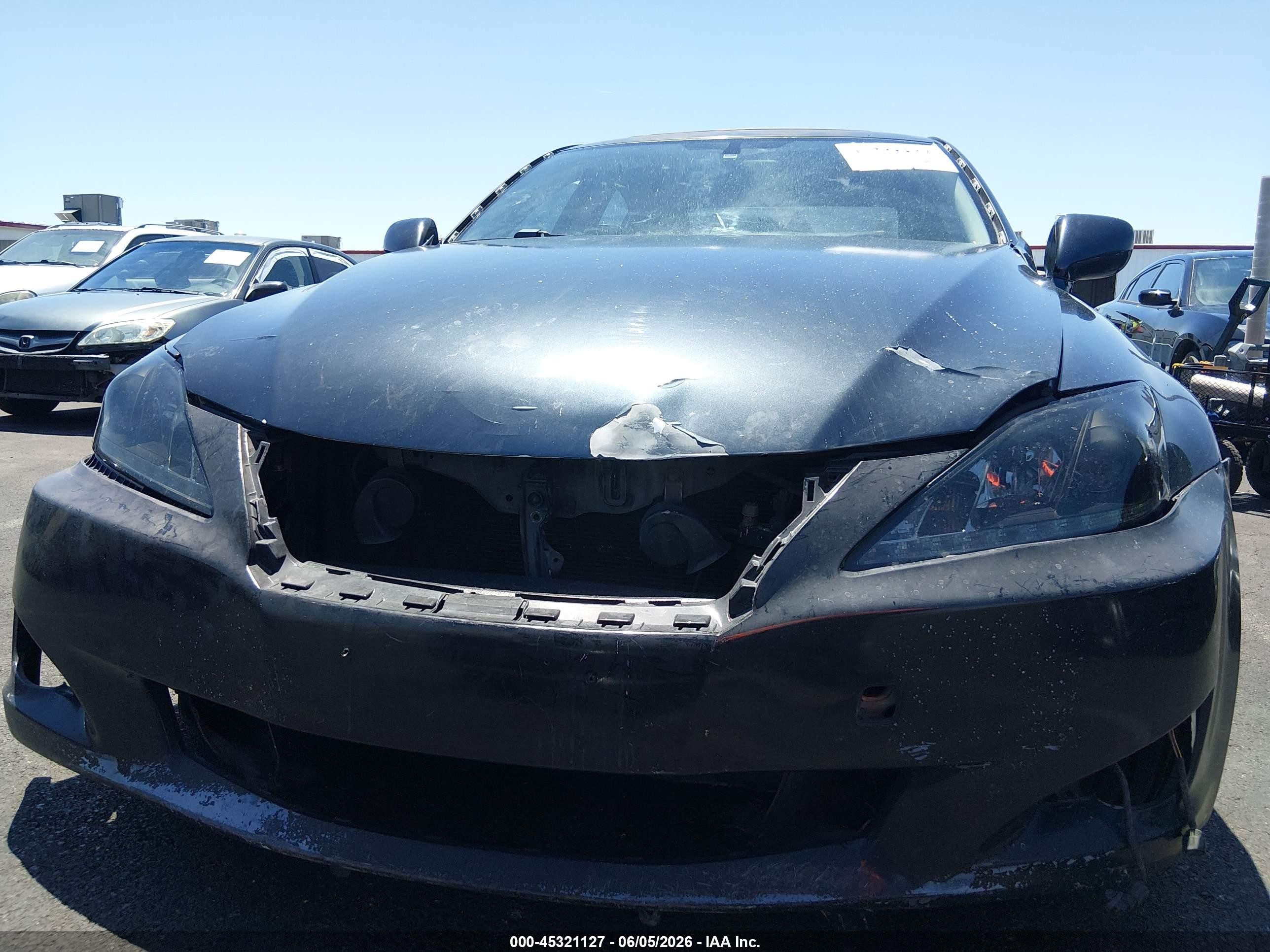 2007 Lexus Is 250   Black vin: JTHBK262475037099