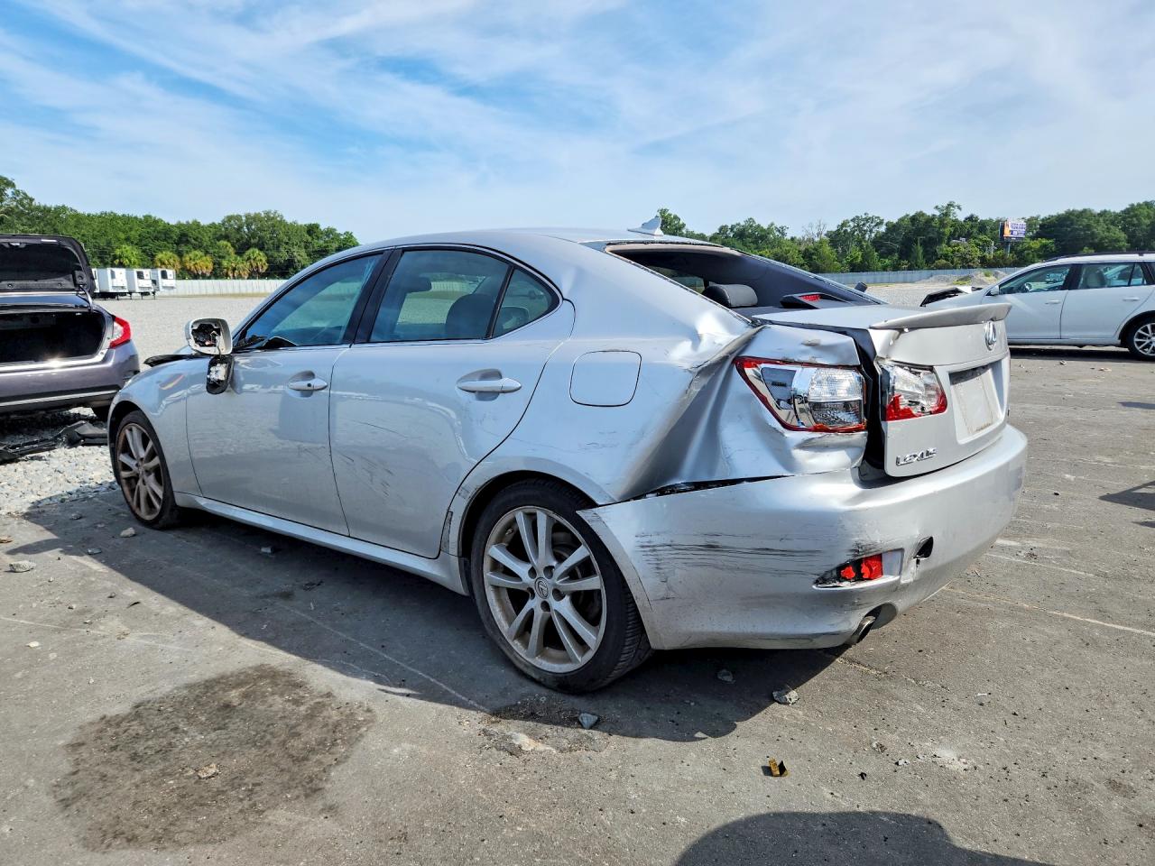 2007 Lexus Is 250 Silver vin: JTHBK262475042612