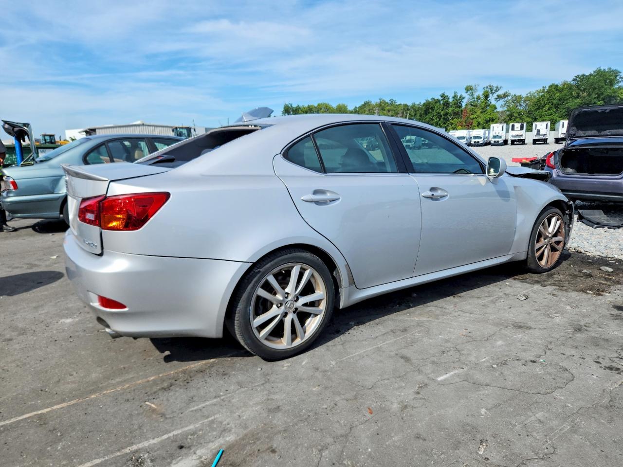 2007 Lexus Is 250 Silver vin: JTHBK262475042612