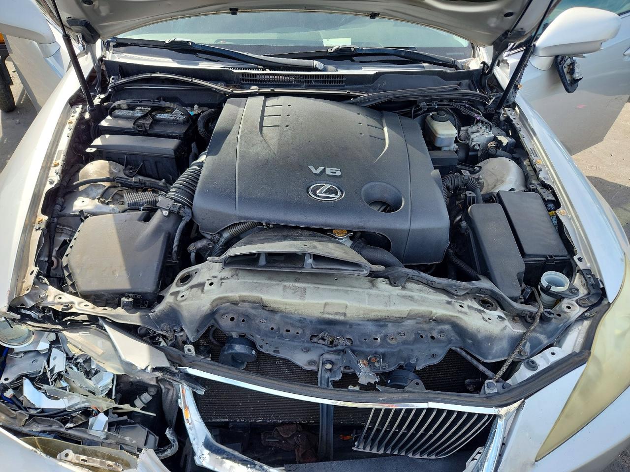 2007 Lexus Is 250 Silver vin: JTHBK262475042612