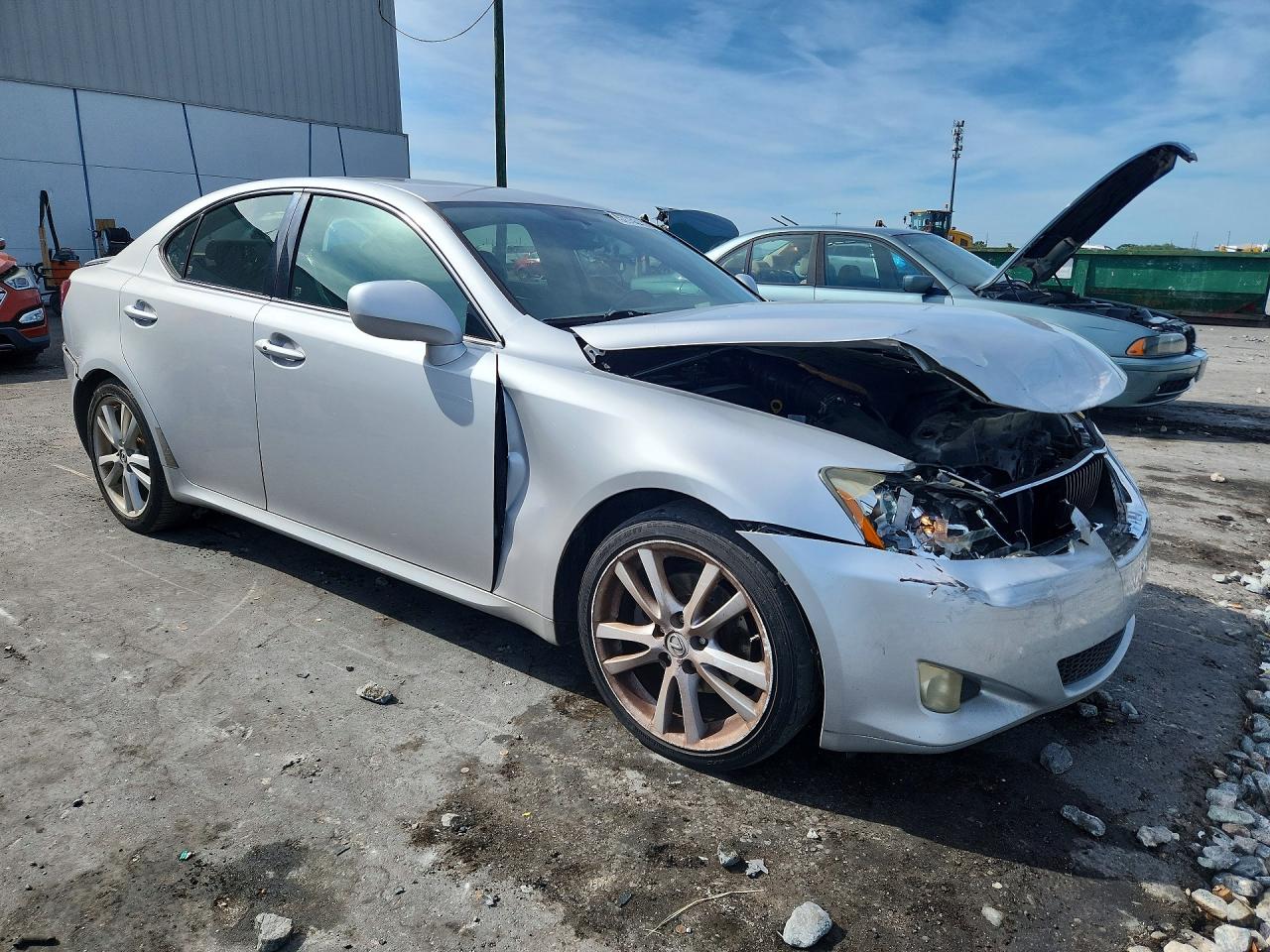 2007 Lexus Is 250 Silver vin: JTHBK262475042612
