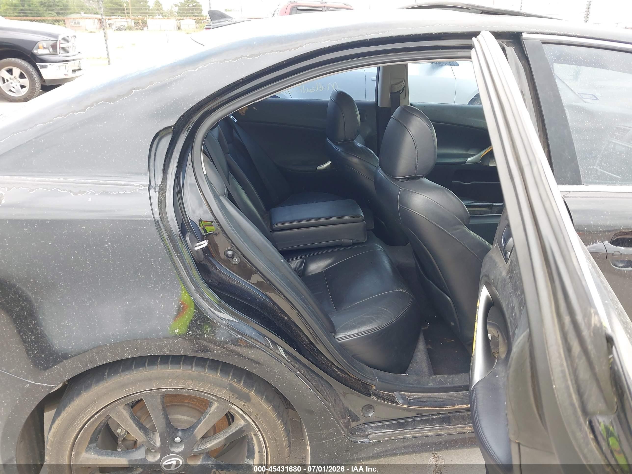 2007 Lexus Is 250   Black vin: JTHBK262475044313