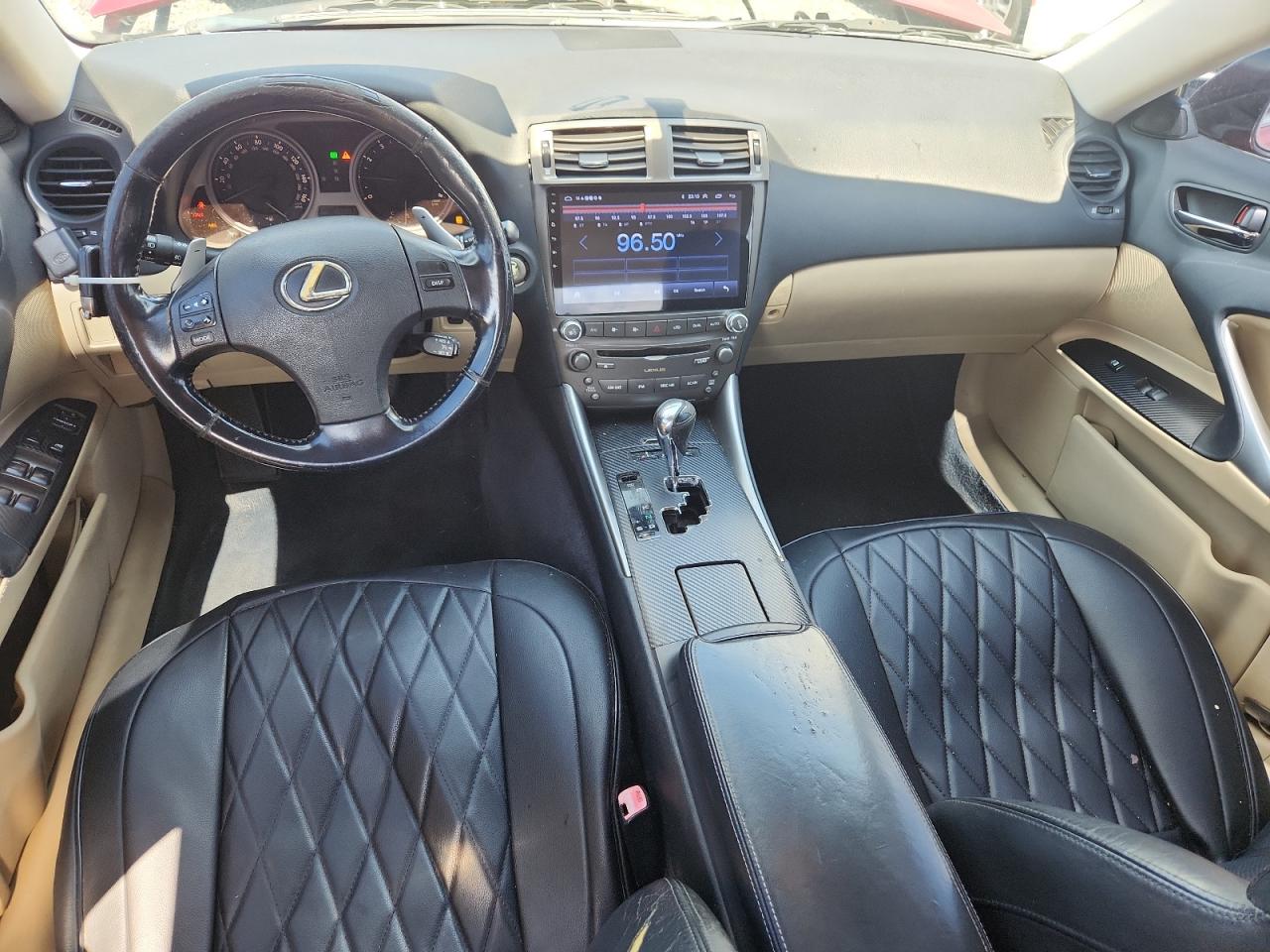 2007 Lexus Is 250 Red vin: JTHBK262475044831