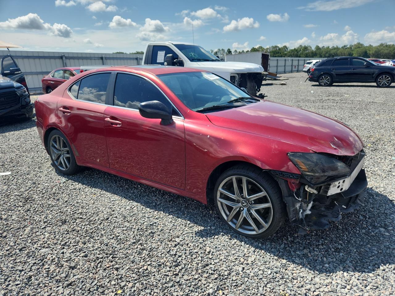 2007 Lexus Is 250 Red vin: JTHBK262475044831