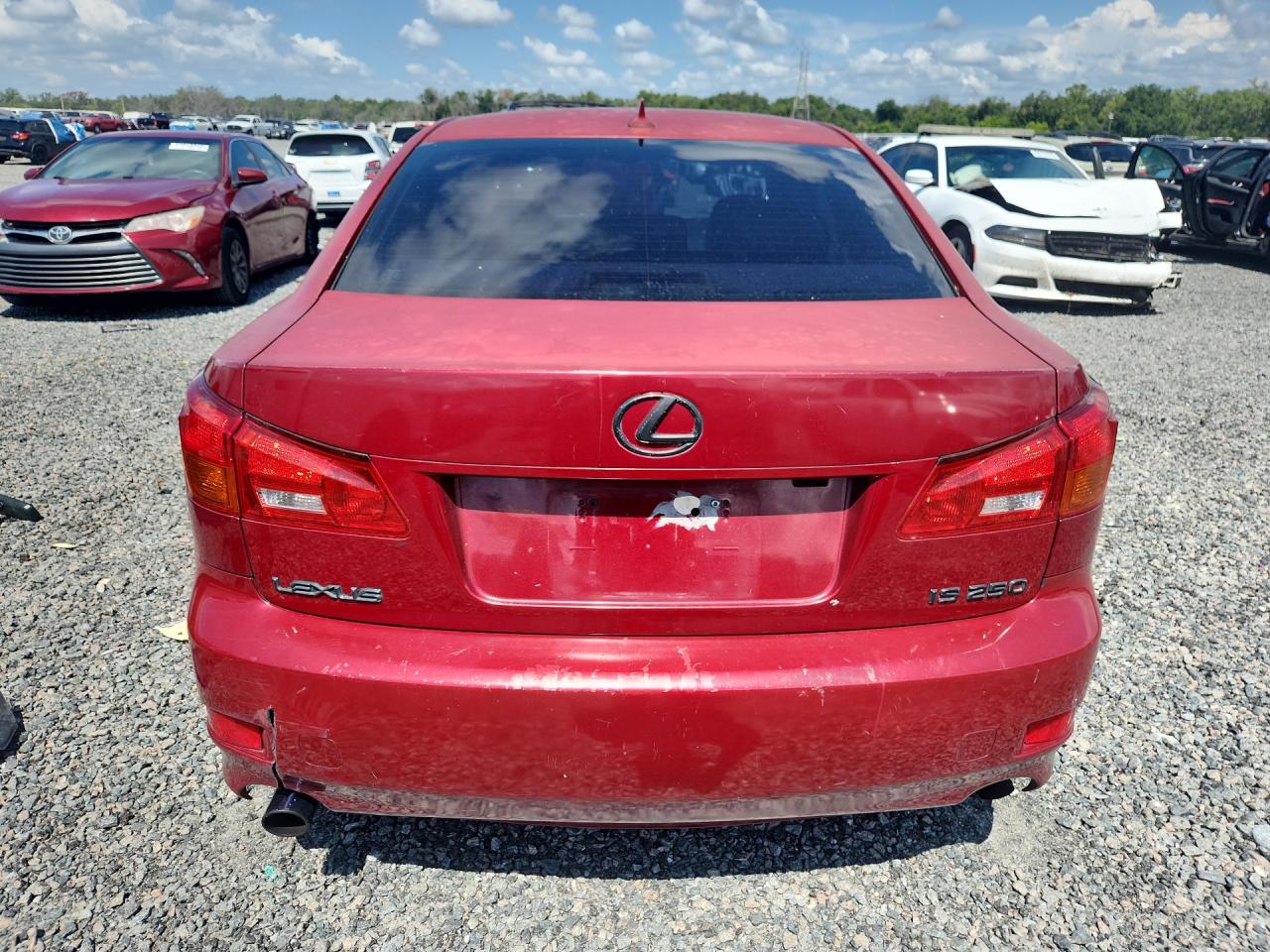 2007 Lexus Is 250 Red vin: JTHBK262475044831