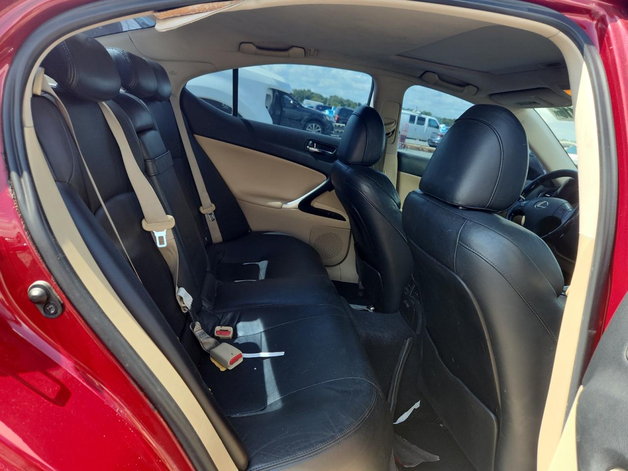 2007 Lexus Is 250 Red vin: JTHBK262475044831