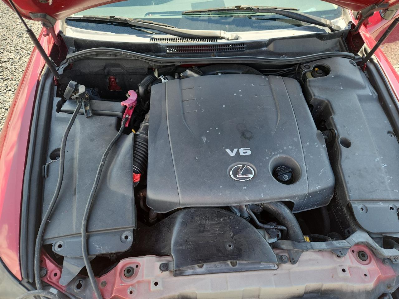 2007 Lexus Is 250 Red vin: JTHBK262475044831