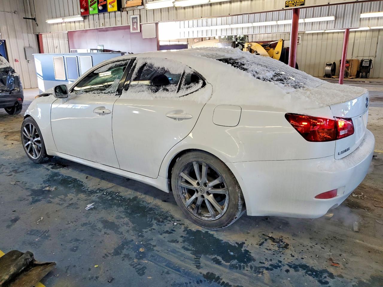 2008 Lexus Is 250 Base White vin: JTHBK262482066993