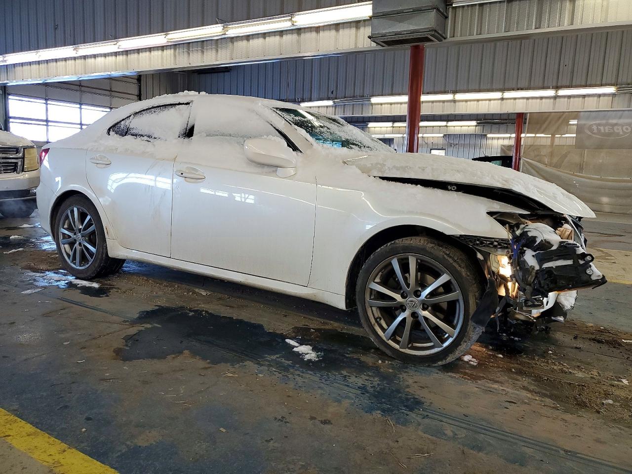 2008 Lexus Is 250 Base White vin: JTHBK262482066993