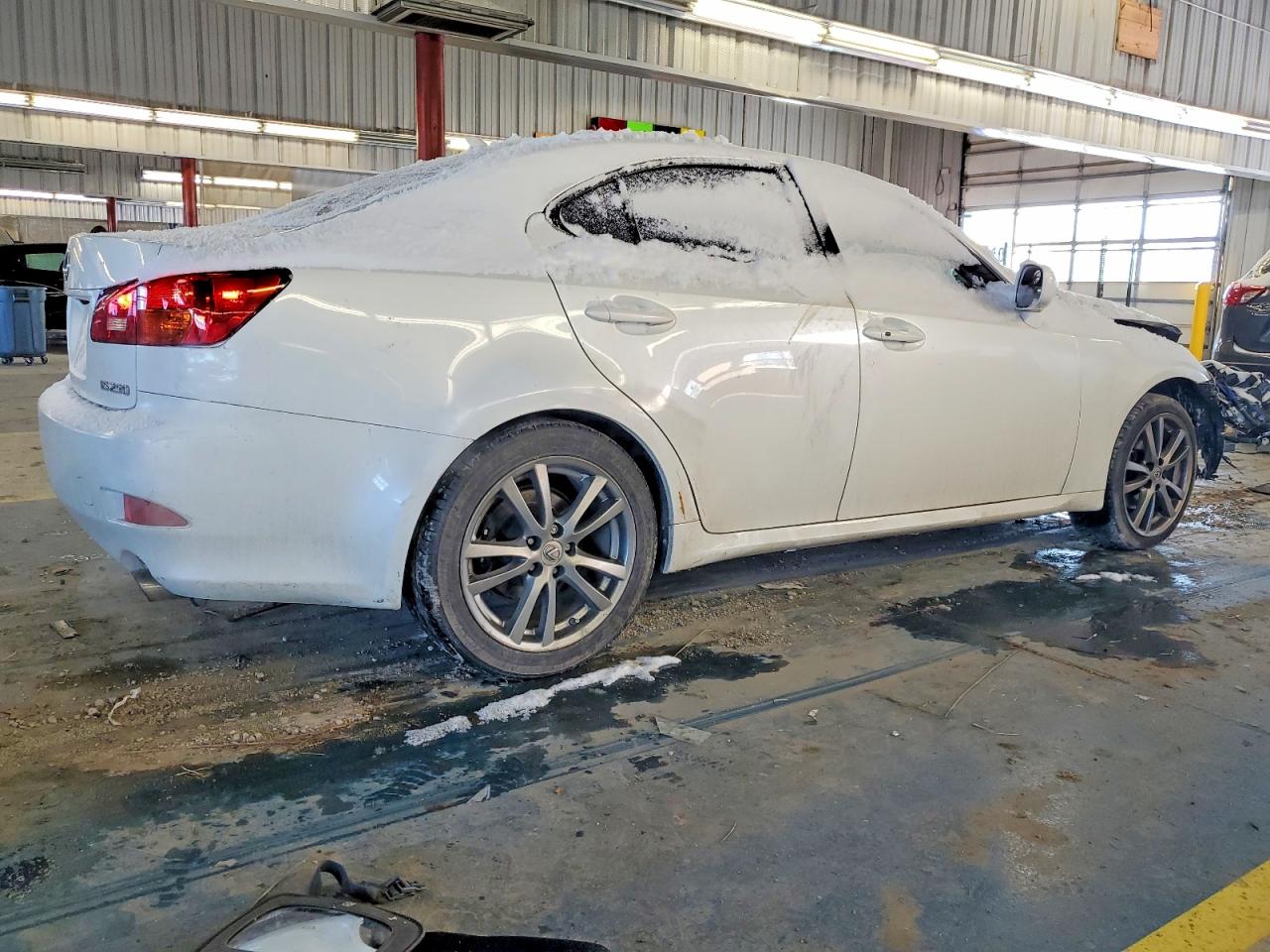 2008 Lexus Is 250 Base White vin: JTHBK262482066993