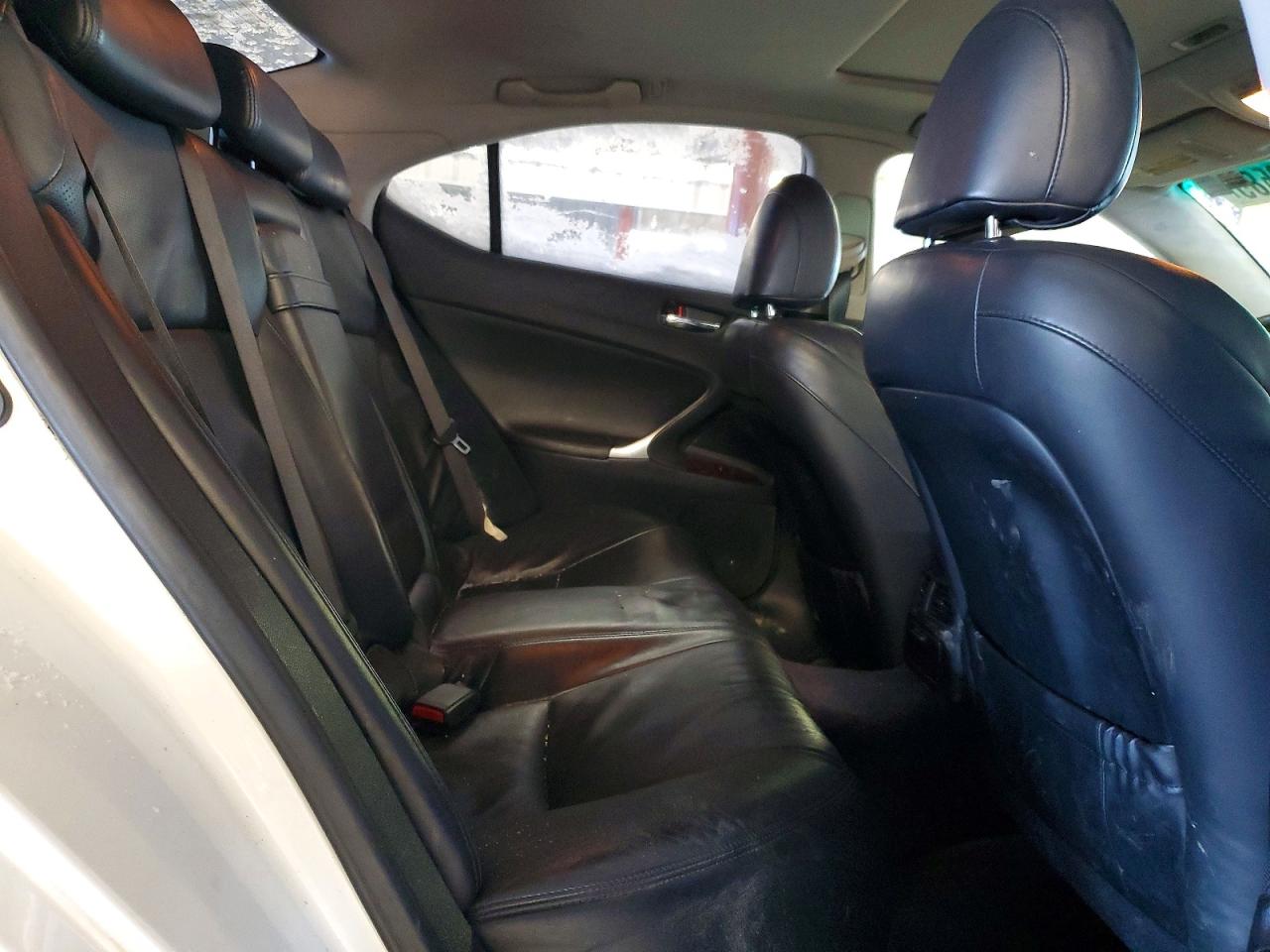 2008 Lexus Is 250 Base White vin: JTHBK262482066993