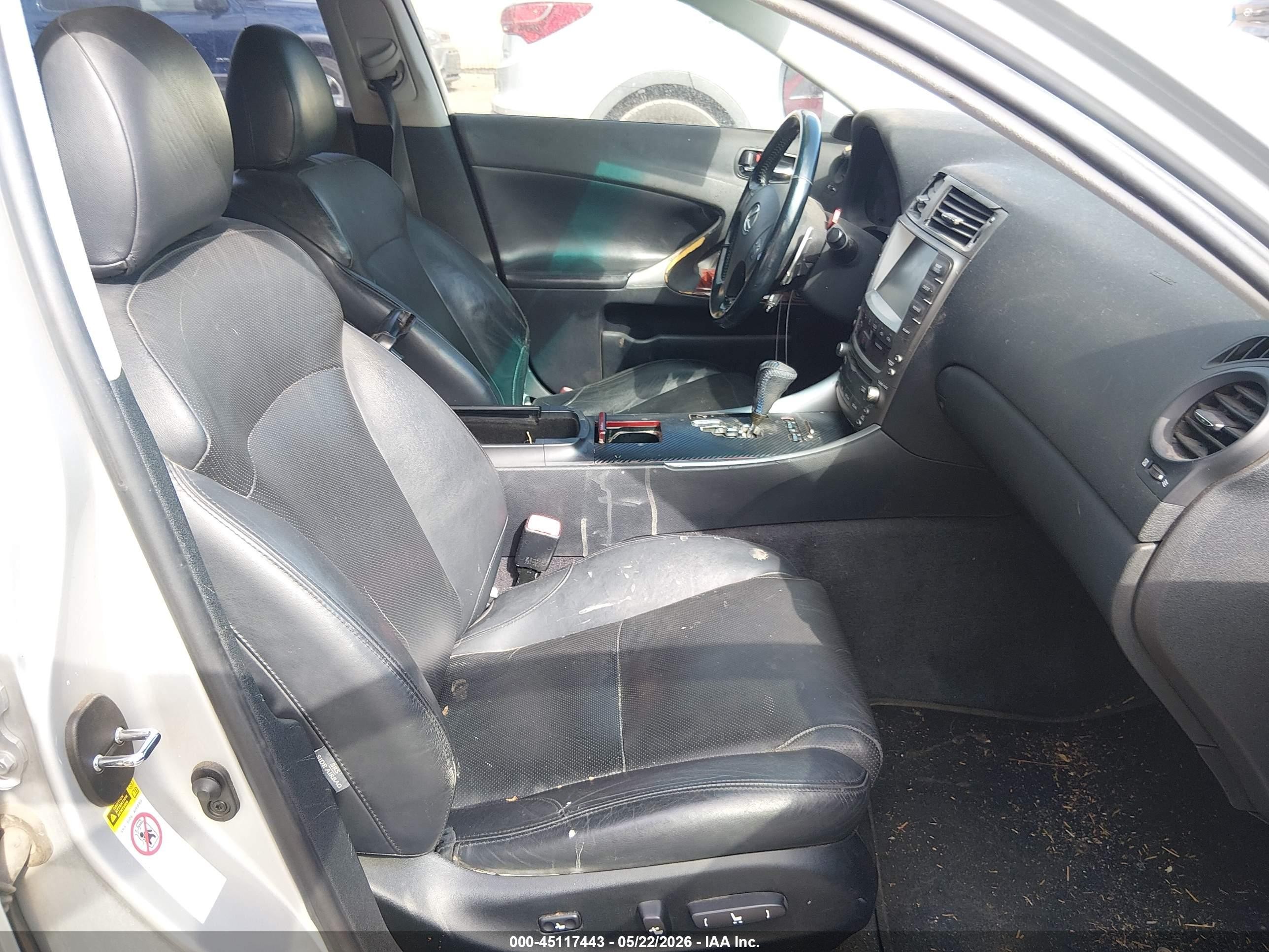 2008 Lexus Is 250   Silver vin: JTHBK262482071207
