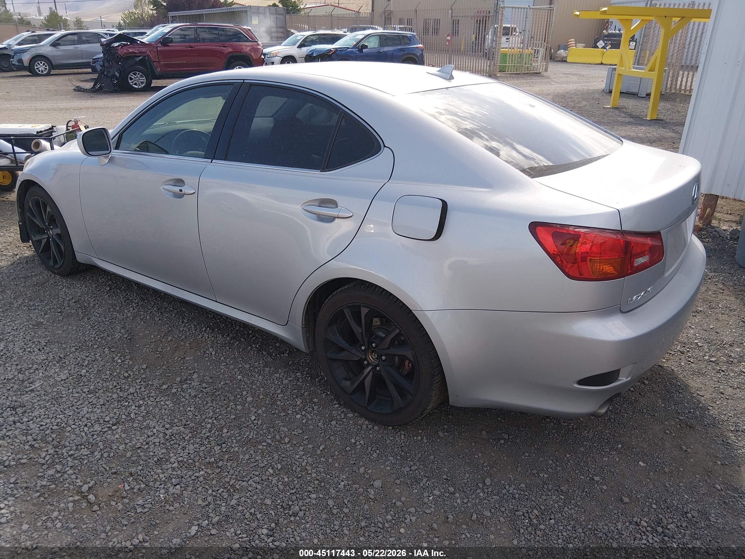 2008 Lexus Is 250   Silver vin: JTHBK262482071207