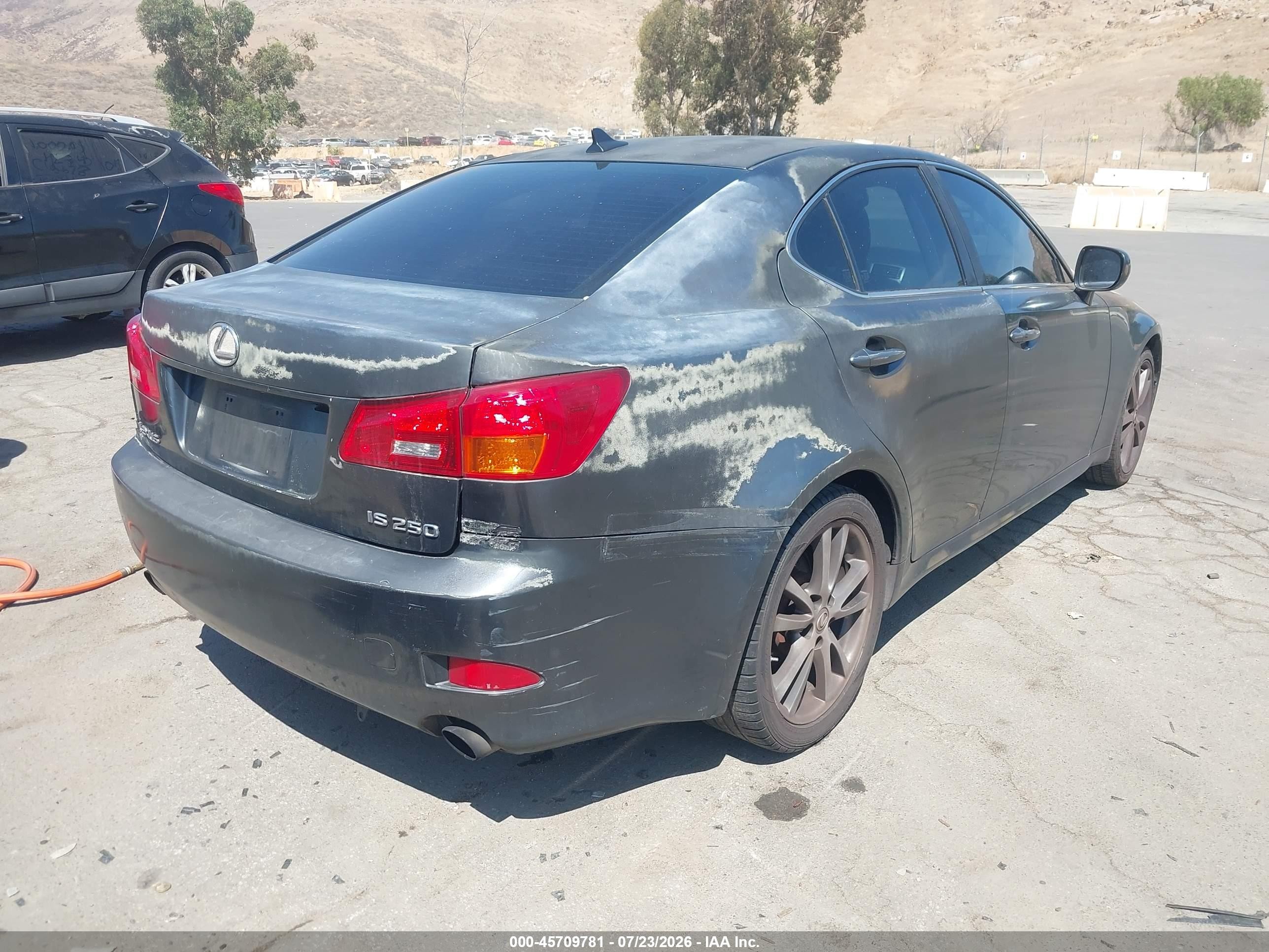 2008 Lexus Is 250   Серый vin: JTHBK262482071630
