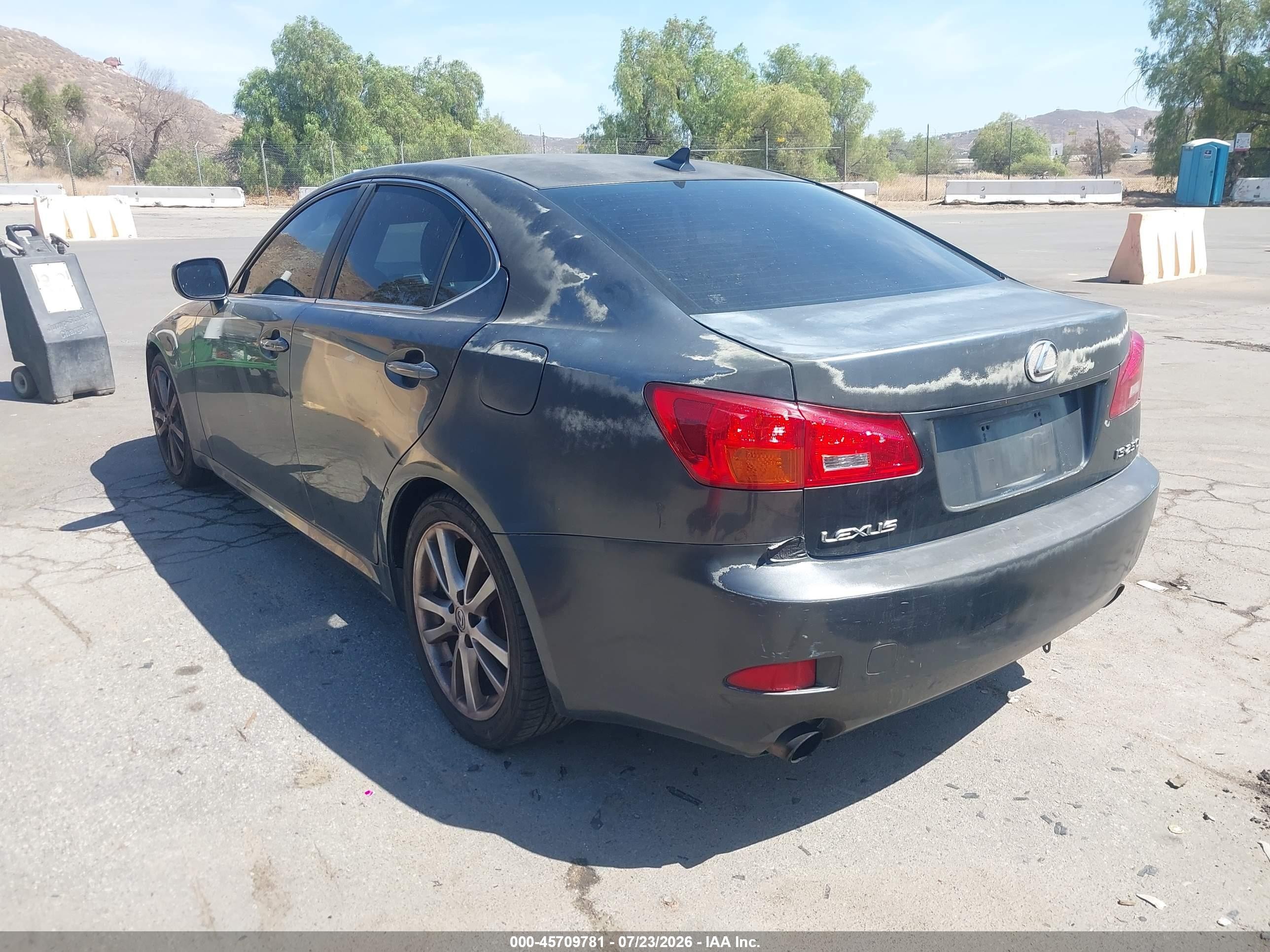 2008 Lexus Is 250   Серый vin: JTHBK262482071630