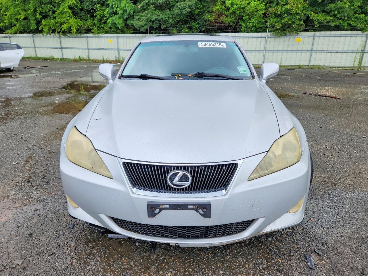 2008 Lexus Is 250 Silver vin: JTHBK262482076522