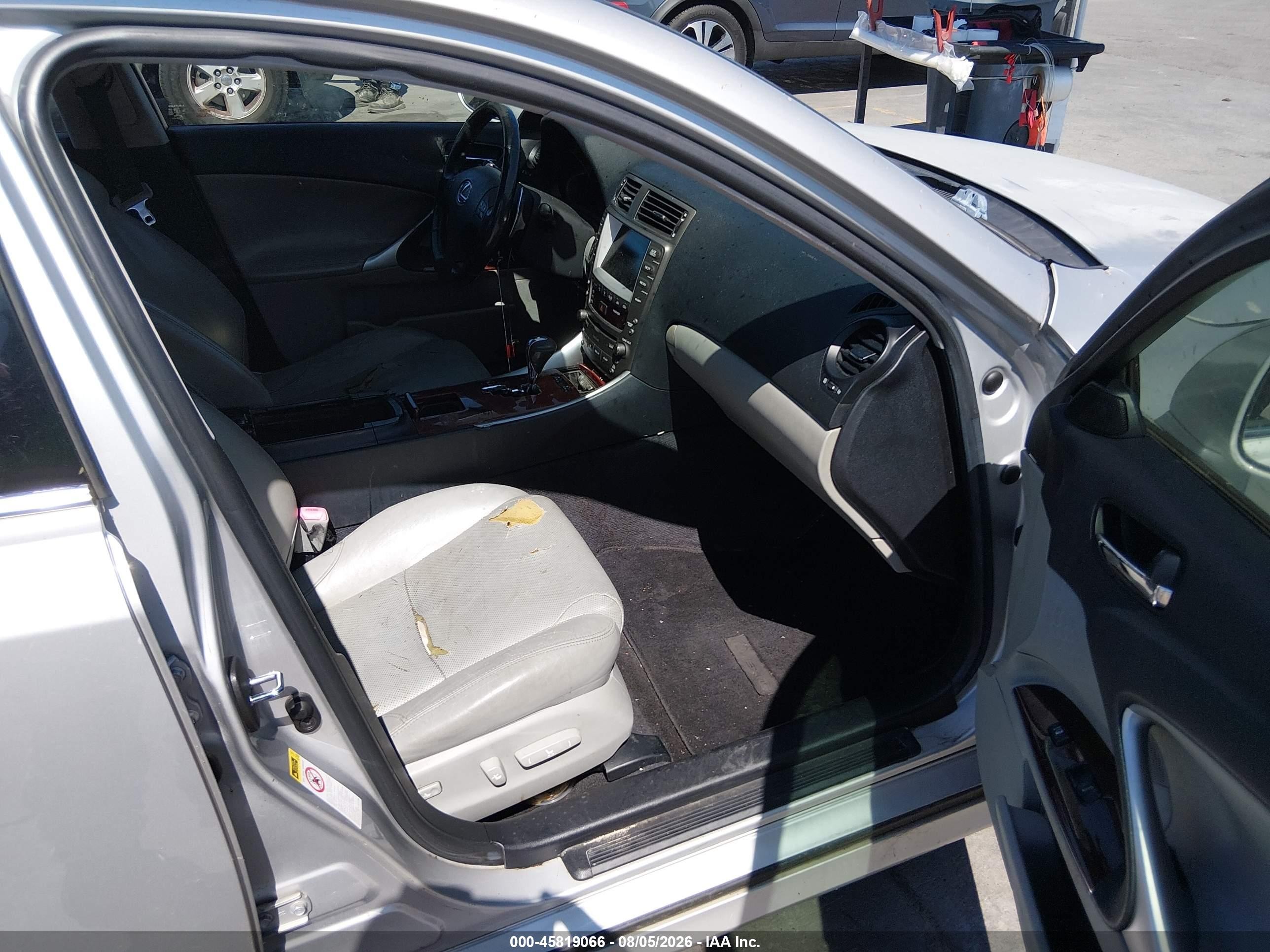 2008 Lexus Is 250   Silver vin: JTHBK262485052588