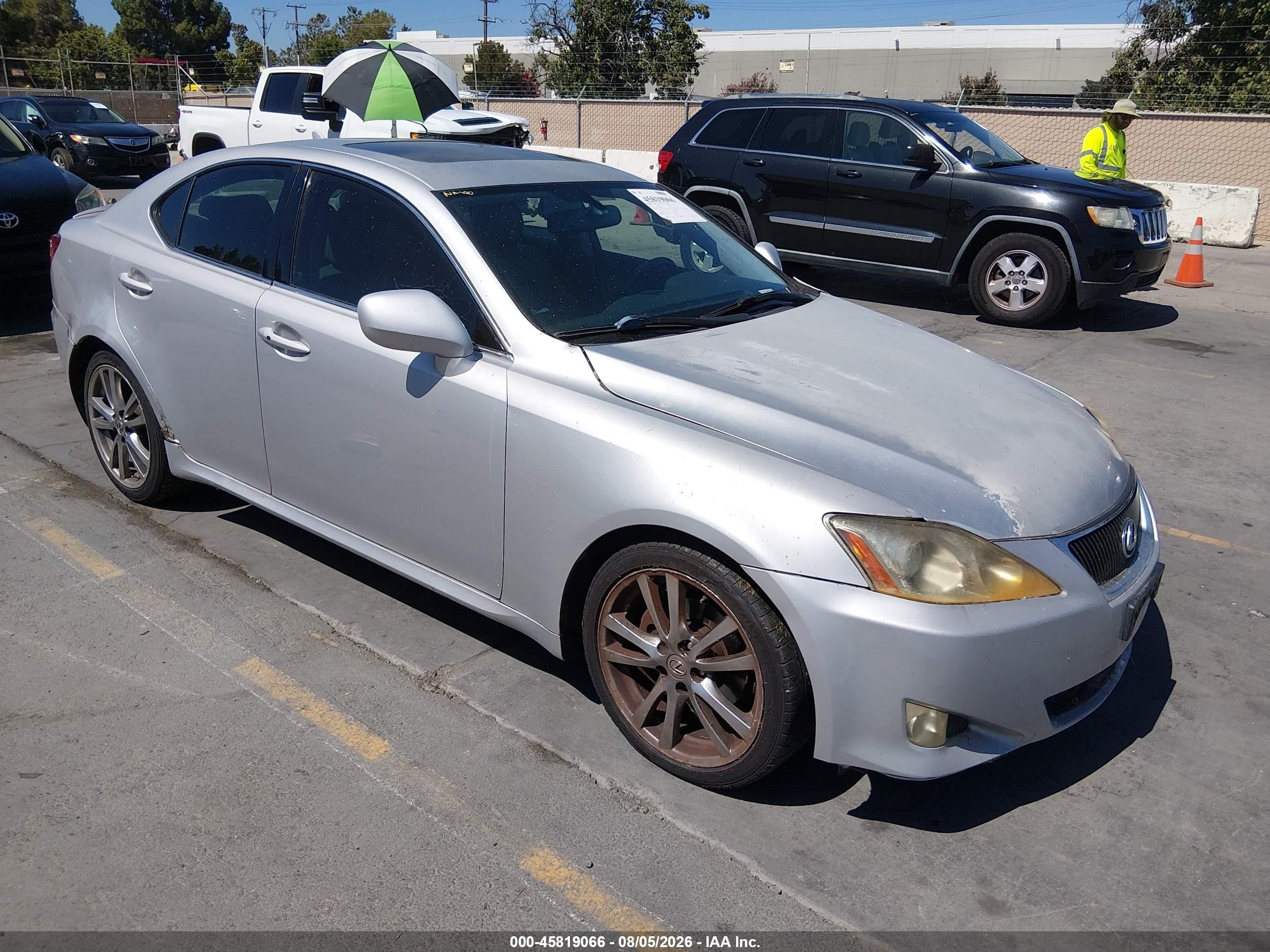 2008 Lexus Is 250   Silver vin: JTHBK262485052588