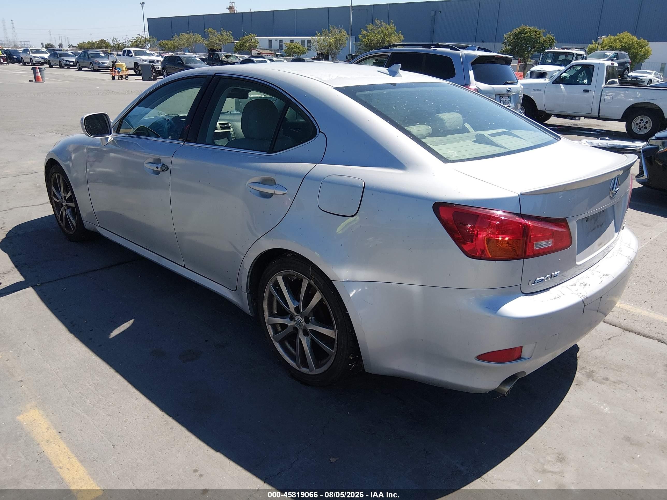 2008 Lexus Is 250   Silver vin: JTHBK262485052588