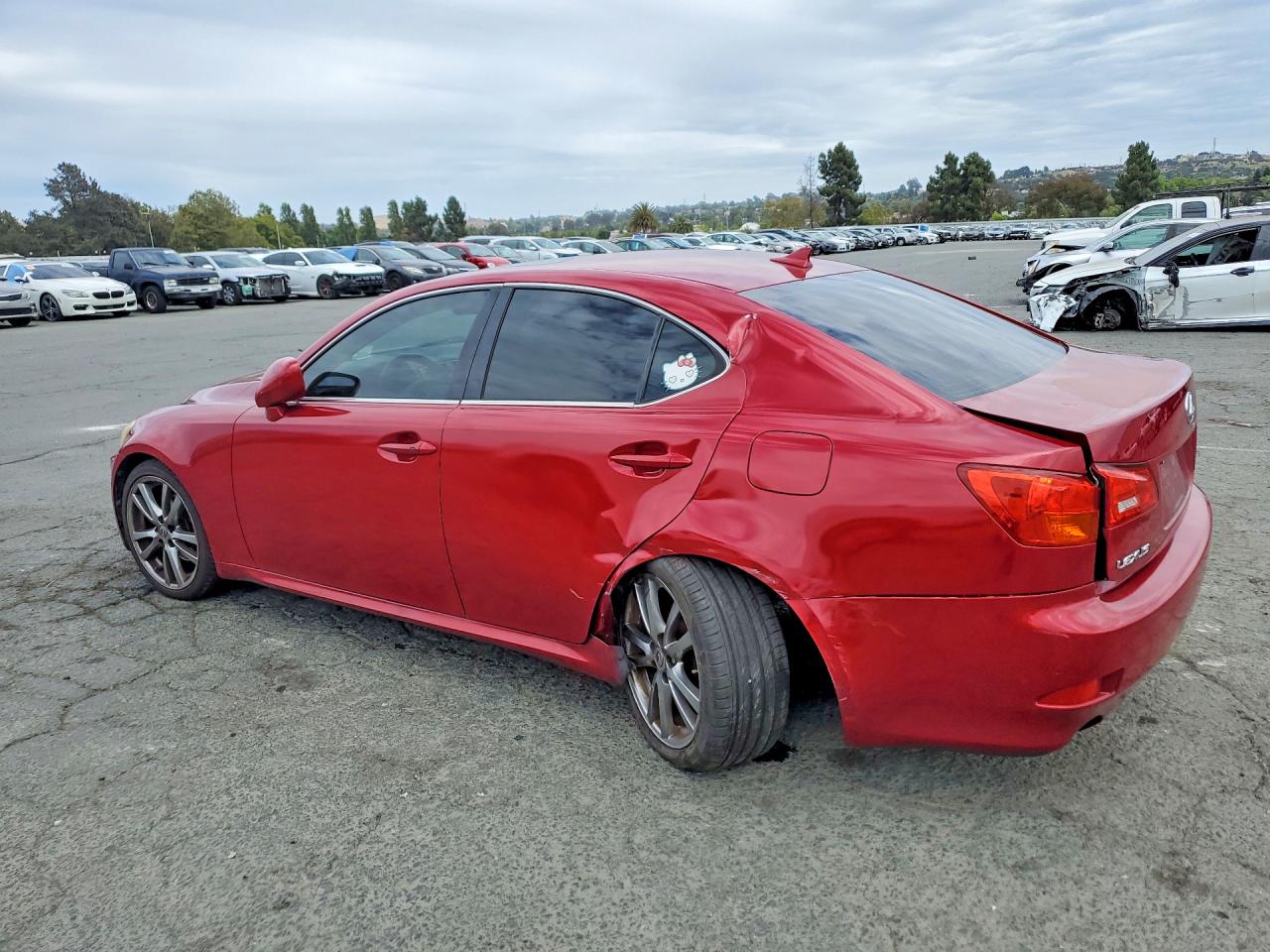 2008 Lexus Is 250 Красный vin: JTHBK262485054888