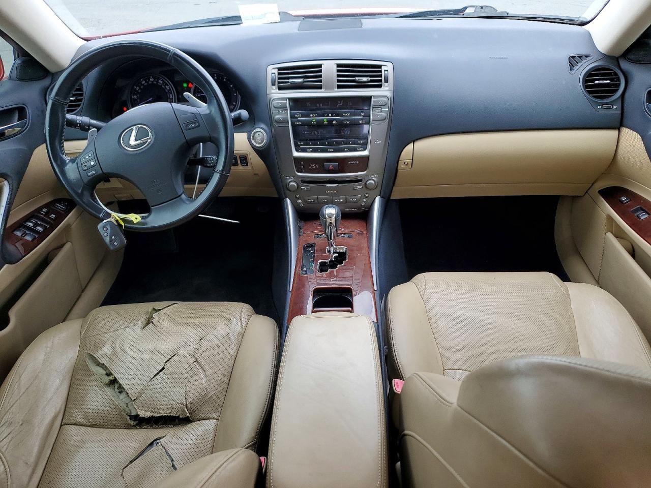 2008 Lexus Is 250 Красный vin: JTHBK262485054888