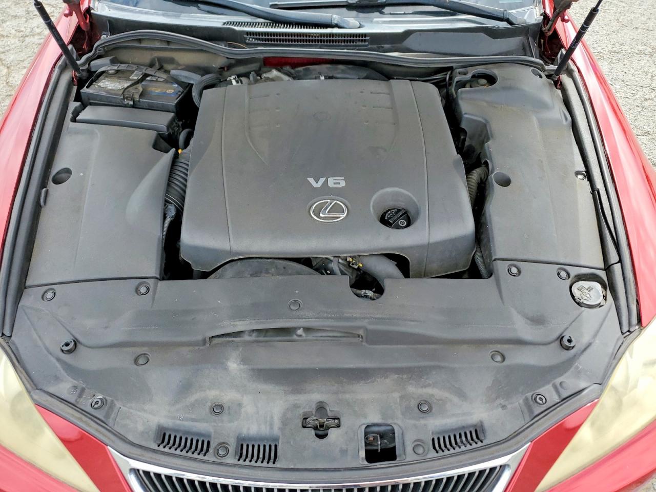 2008 Lexus Is 250 Красный vin: JTHBK262485054888