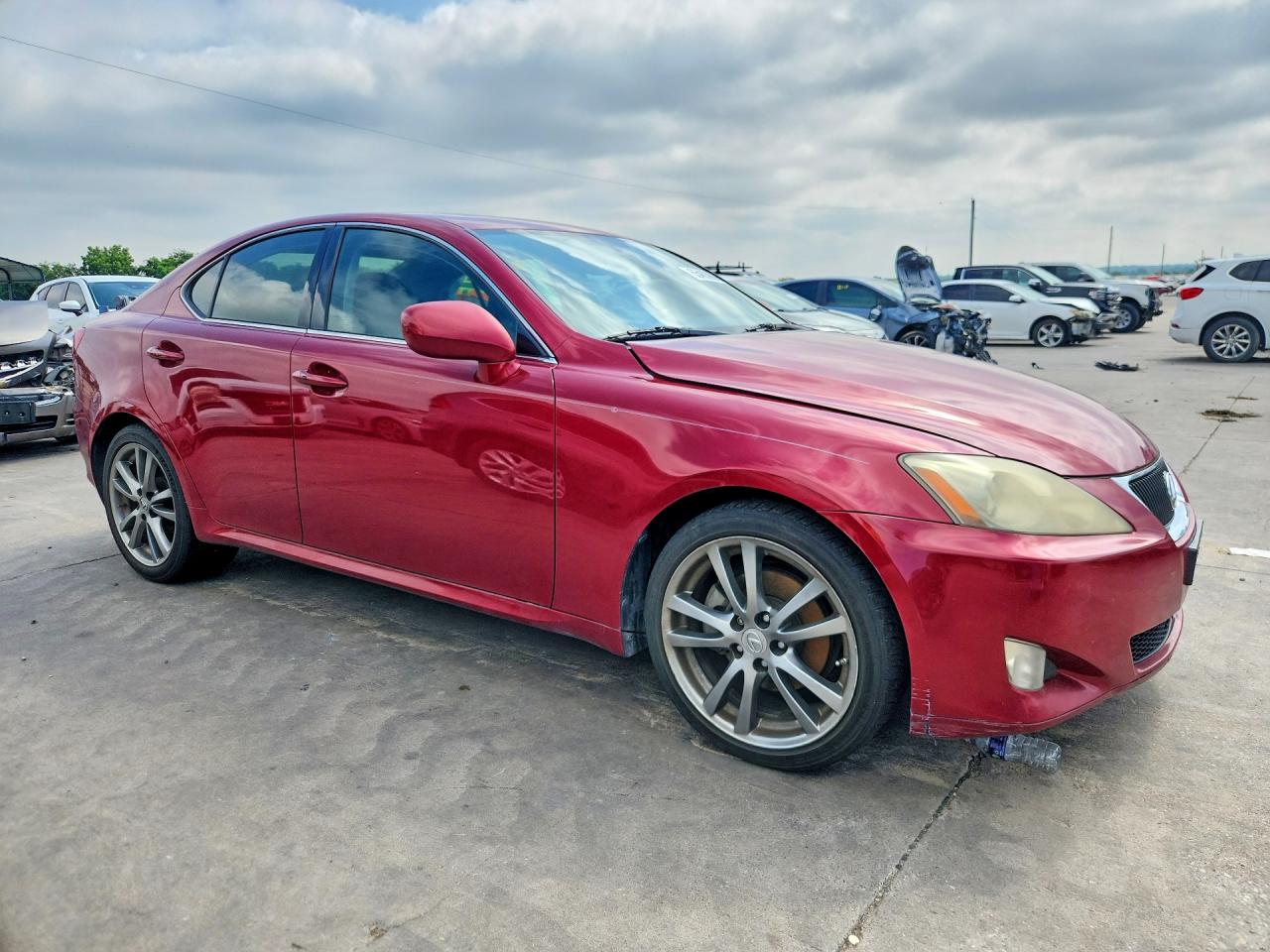 2008 Lexus Is 250 Burgundy vin: JTHBK262485072310