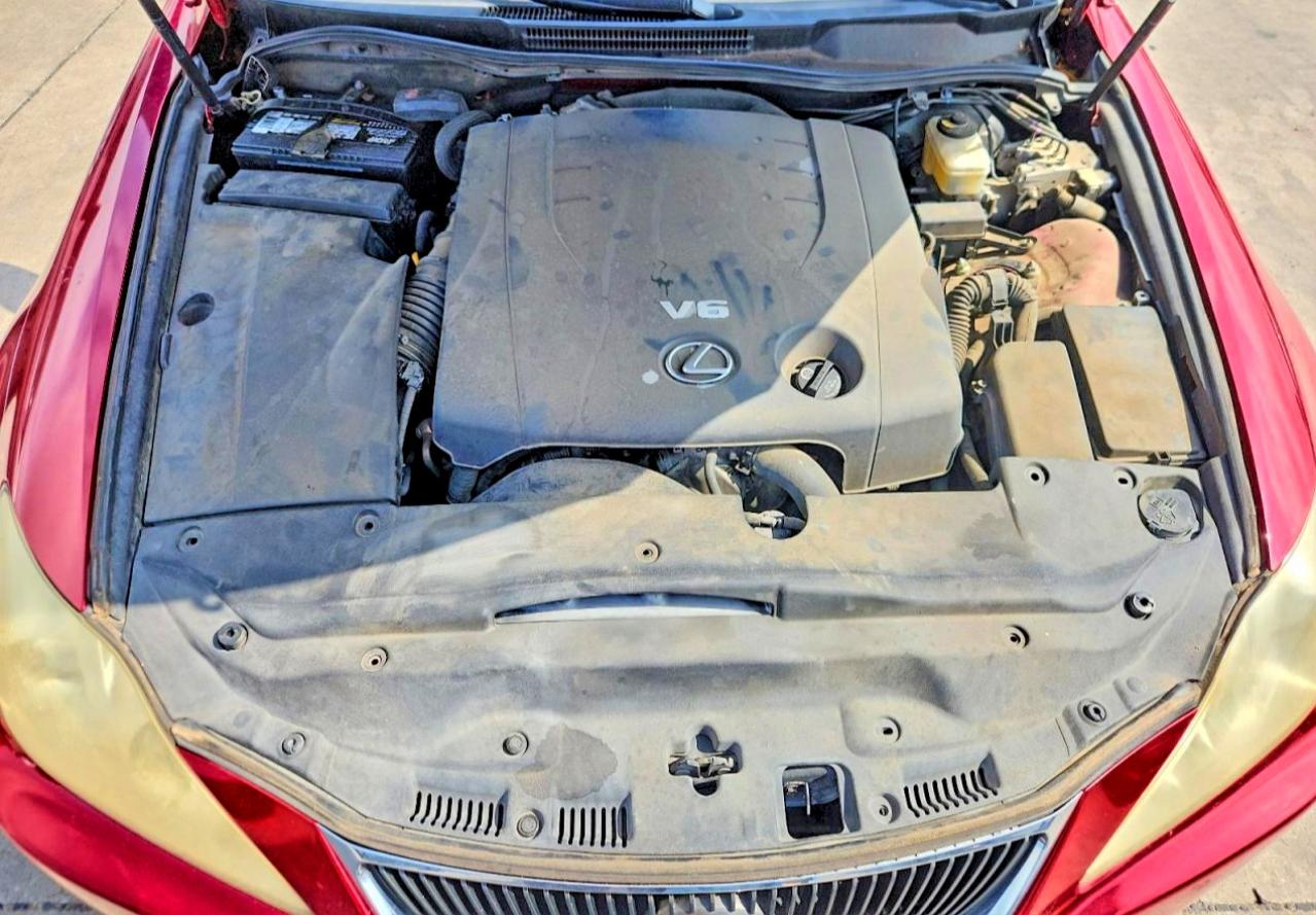 2008 Lexus Is 250 Burgundy vin: JTHBK262485072310