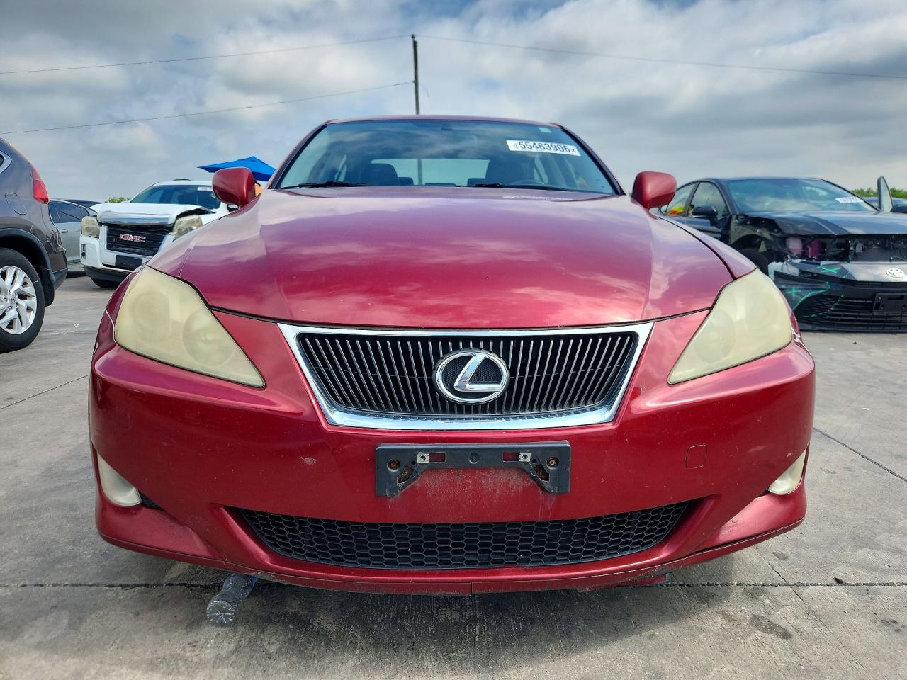 2008 Lexus Is 250 Burgundy vin: JTHBK262485072310