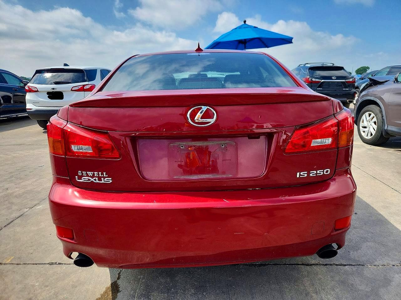 2008 Lexus Is 250 Burgundy vin: JTHBK262485072310