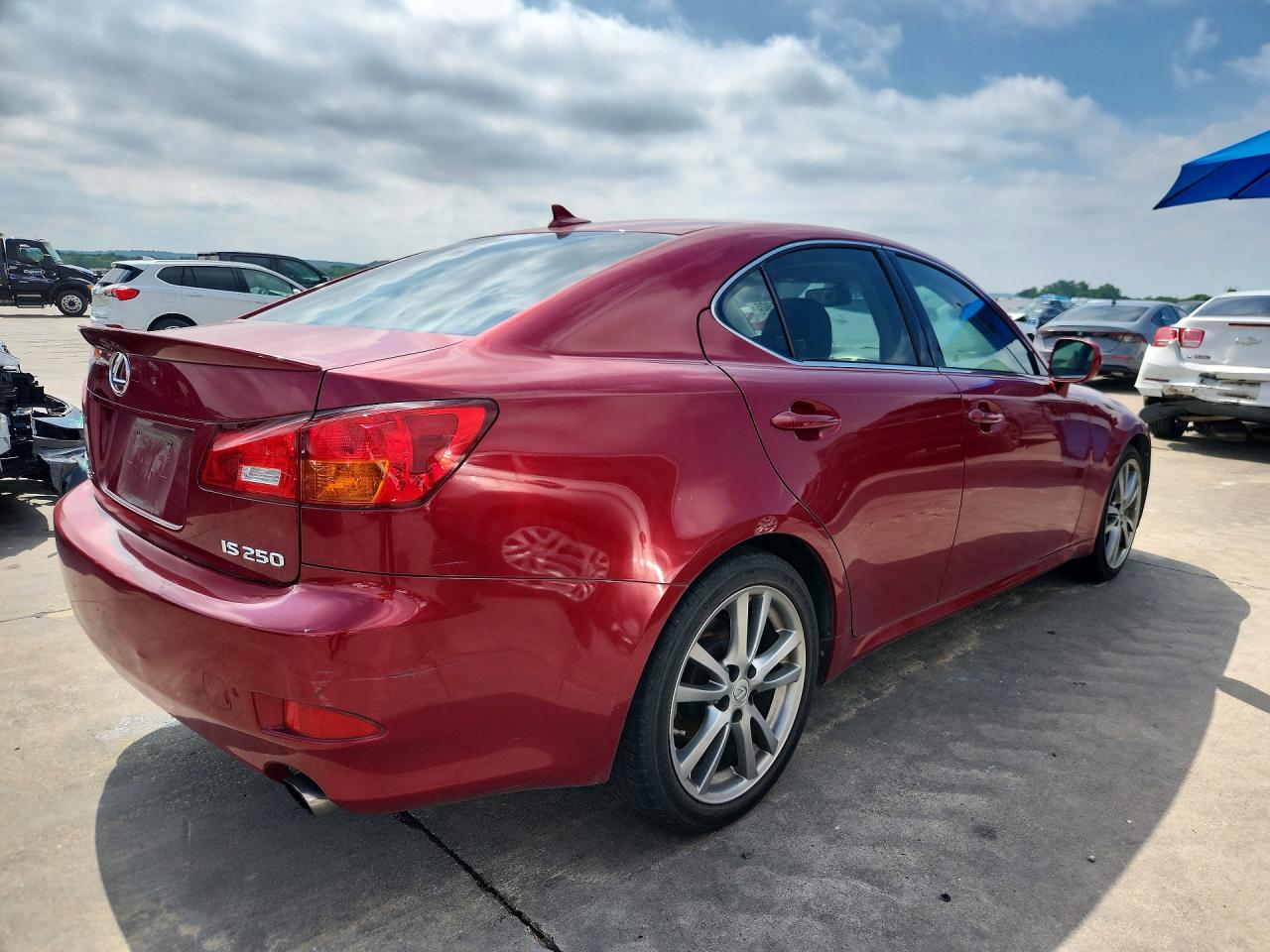 2008 Lexus Is 250 Burgundy vin: JTHBK262485072310