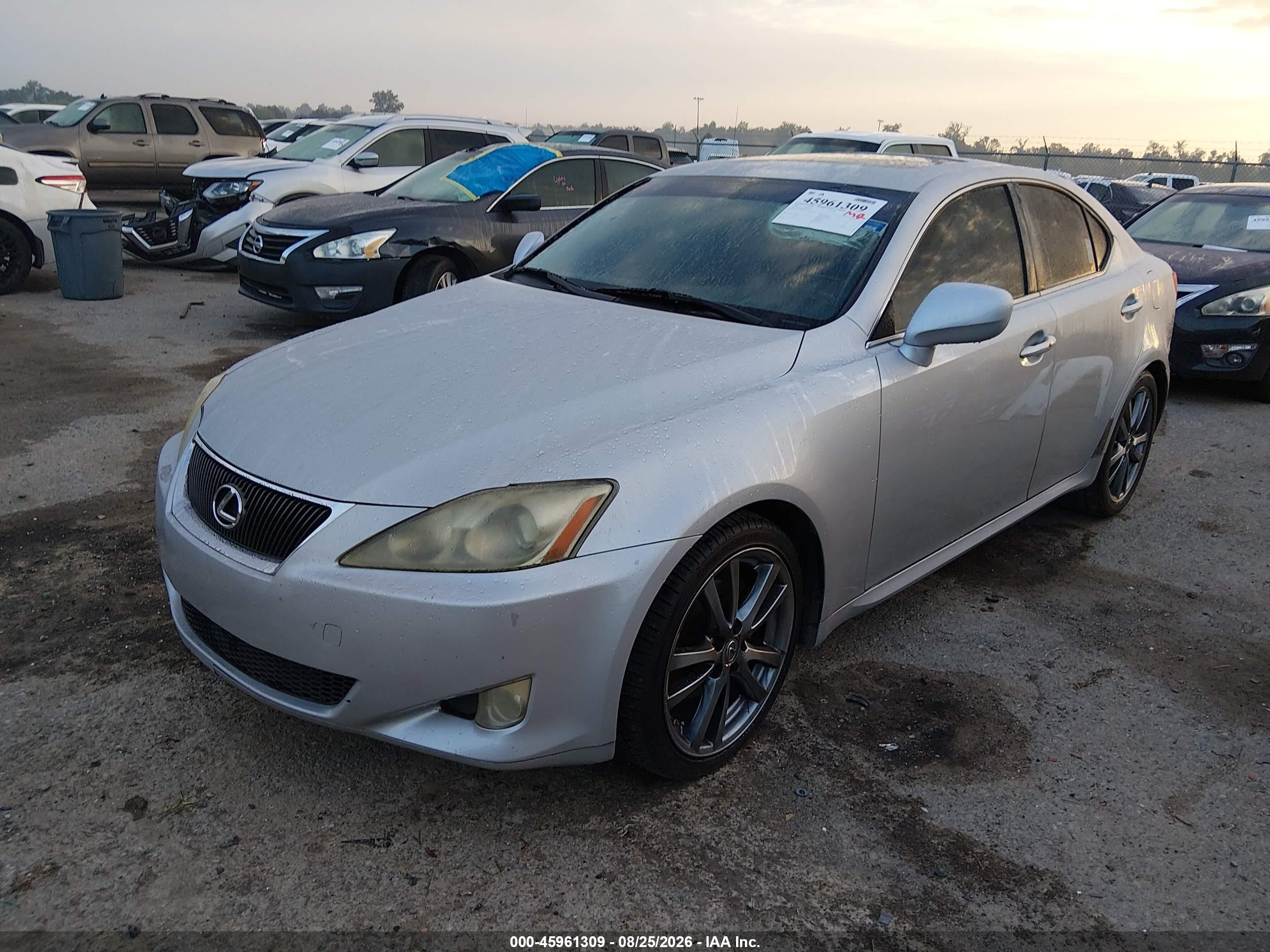 2008 Lexus Is 250 Серебряный vin: JTHBK262485078754