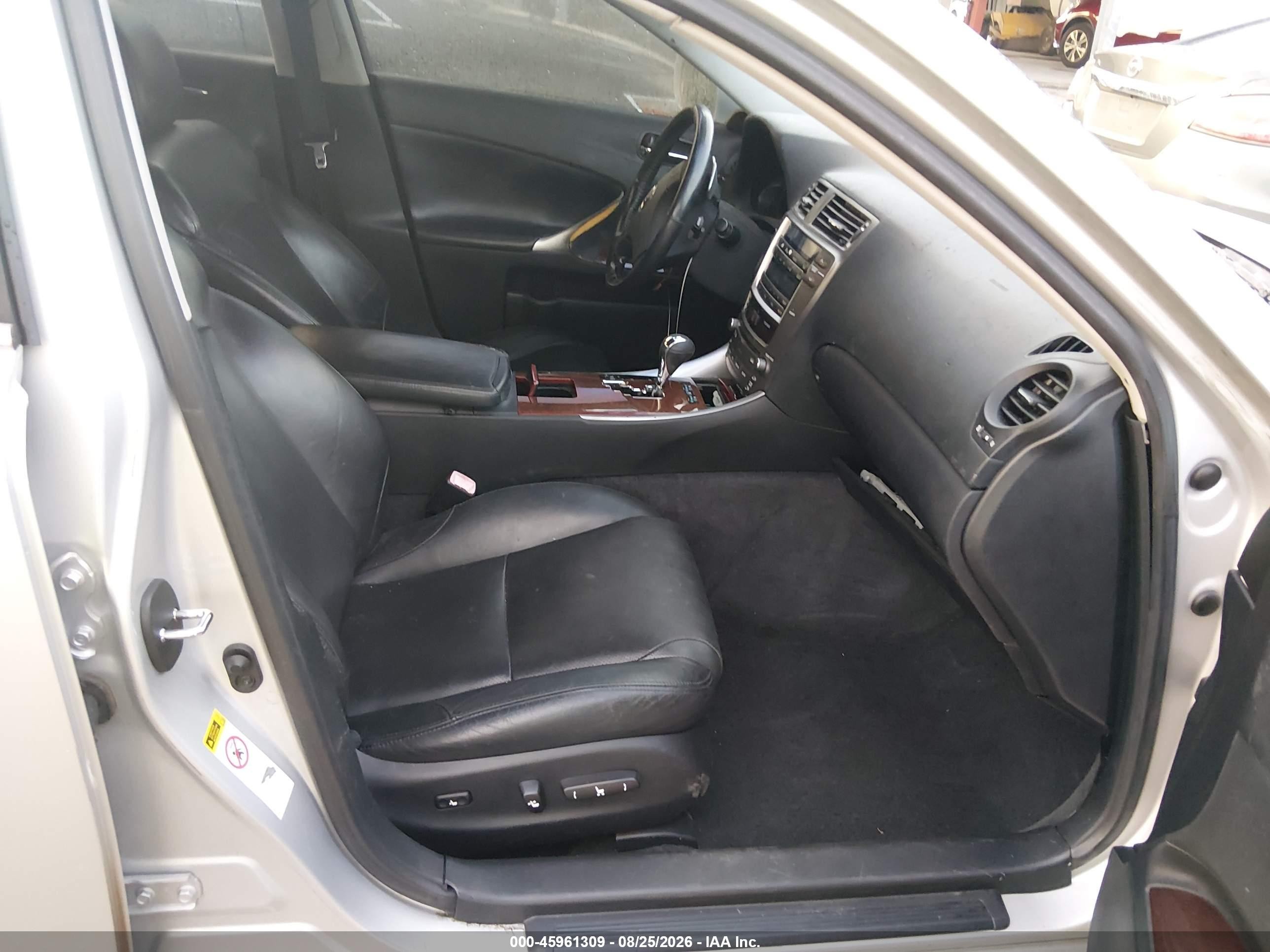 2008 Lexus Is 250 Серебряный vin: JTHBK262485078754