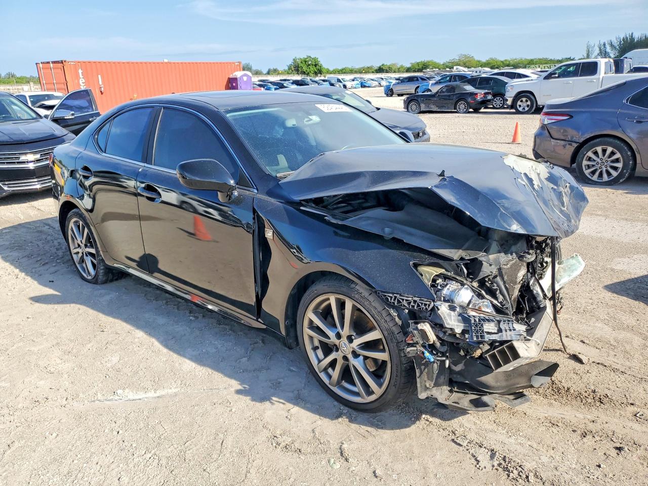 2008 Lexus Is 250 Base Черный vin: JTHBK262485084473