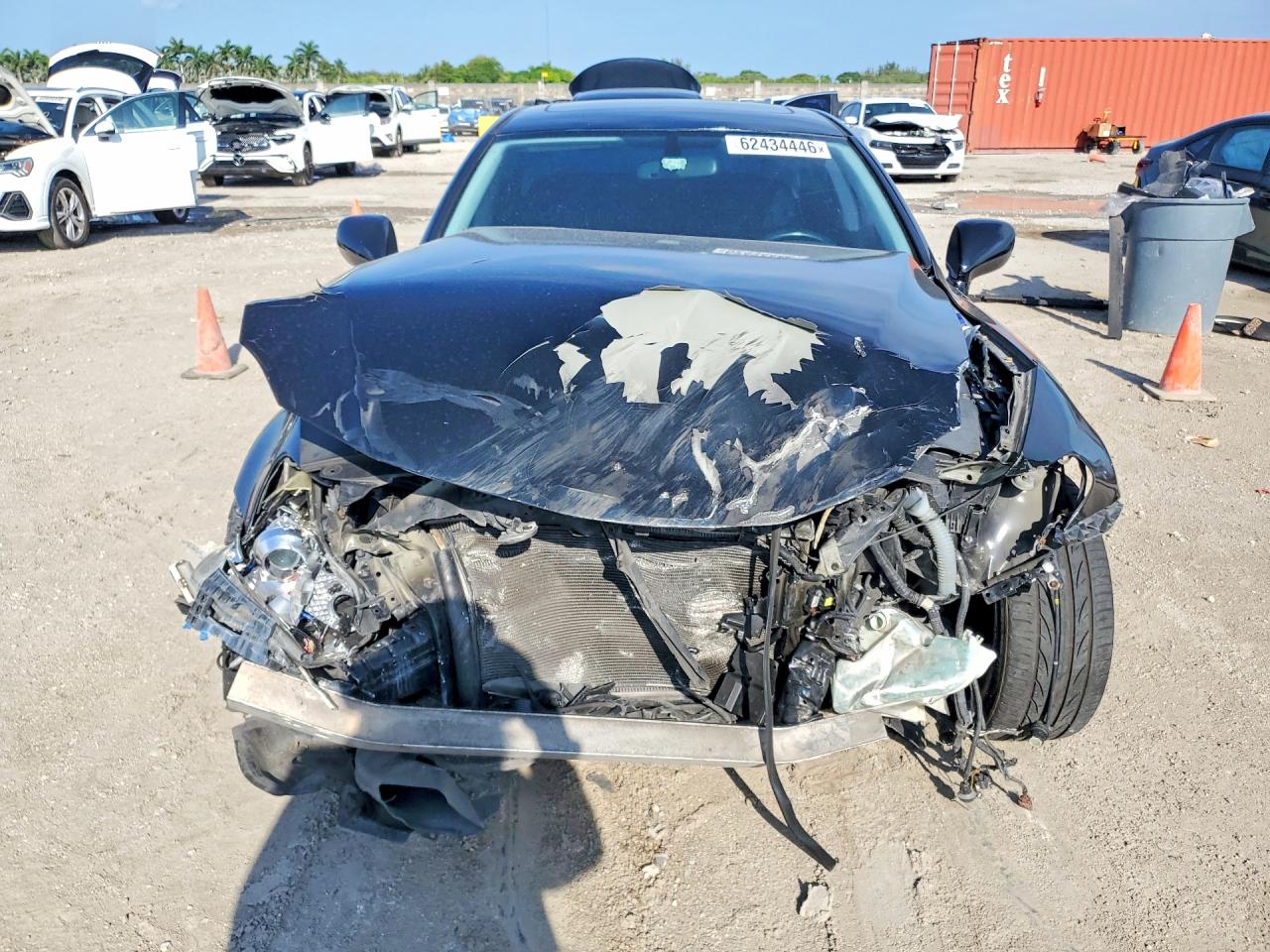 2008 Lexus Is 250 Base Черный vin: JTHBK262485084473