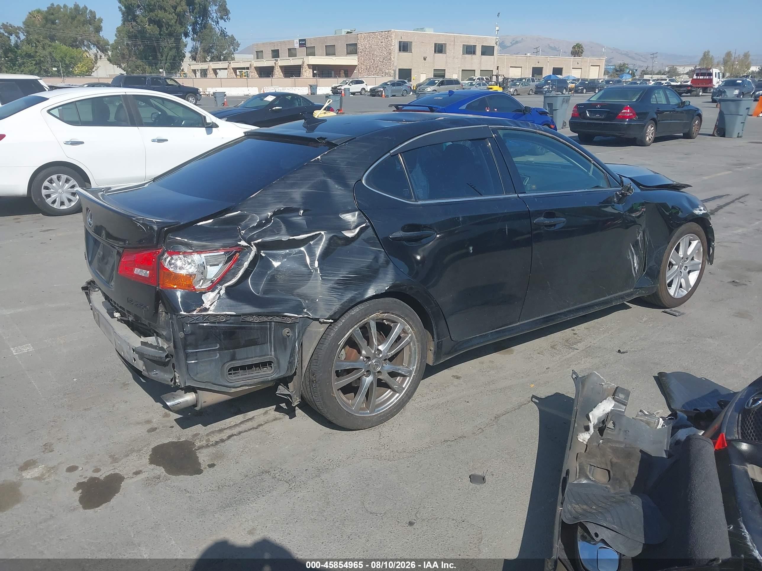 2008 Lexus Is 250   Black vin: JTHBK262485085767