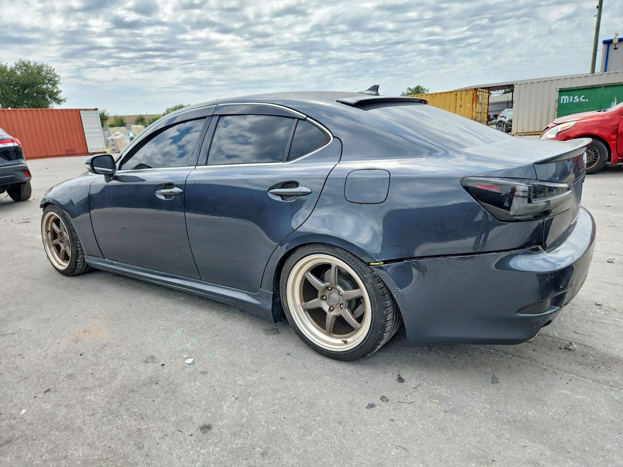 2009 Lexus Is 250 Base Gray vin: JTHBK262495090789
