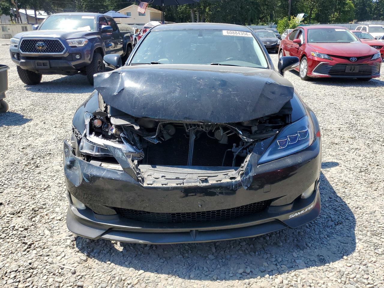 2009 Lexus Is 250 Black vin: JTHBK262495091621