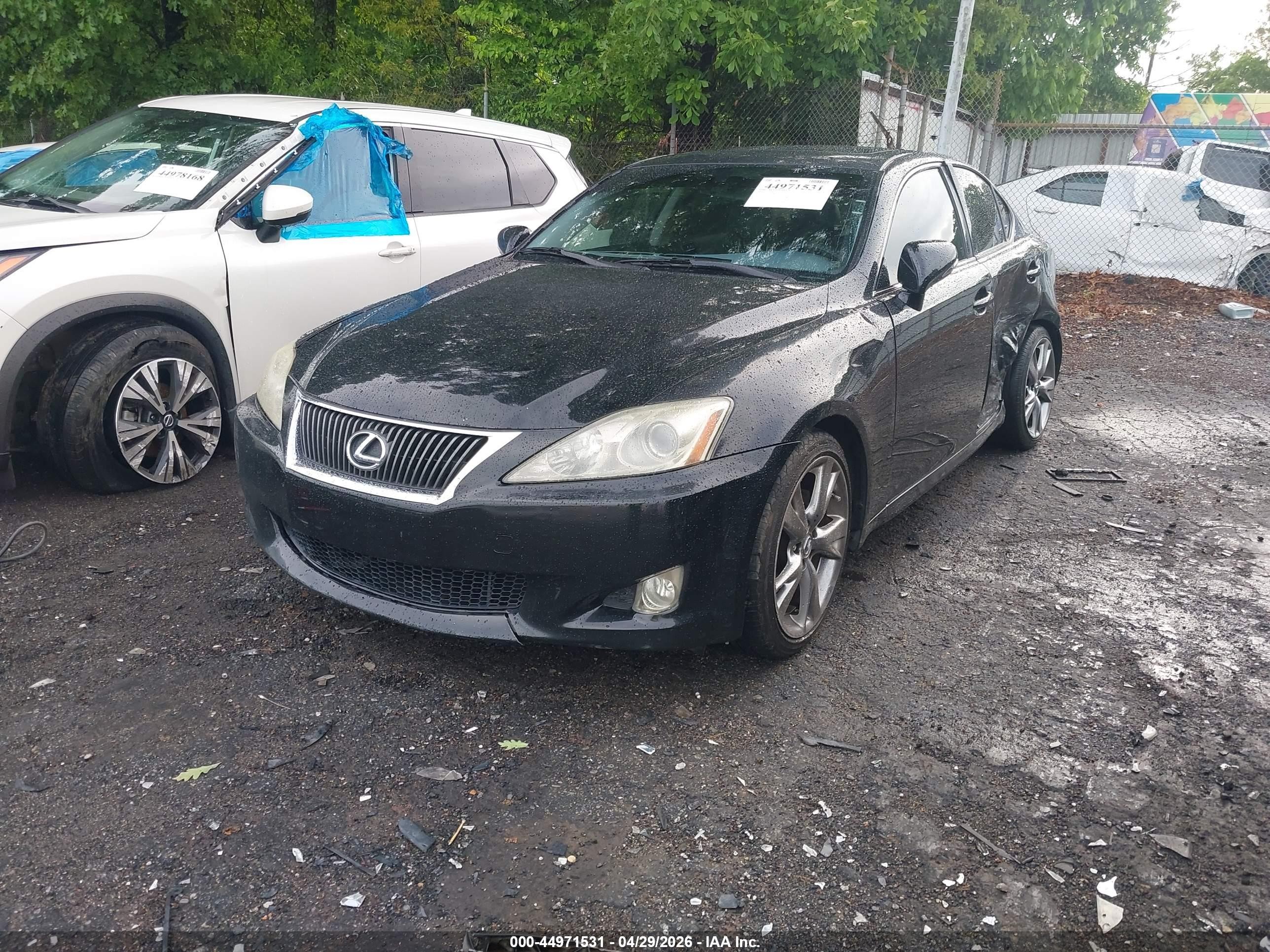 2009 Lexus Is 250   Black vin: JTHBK262495092882