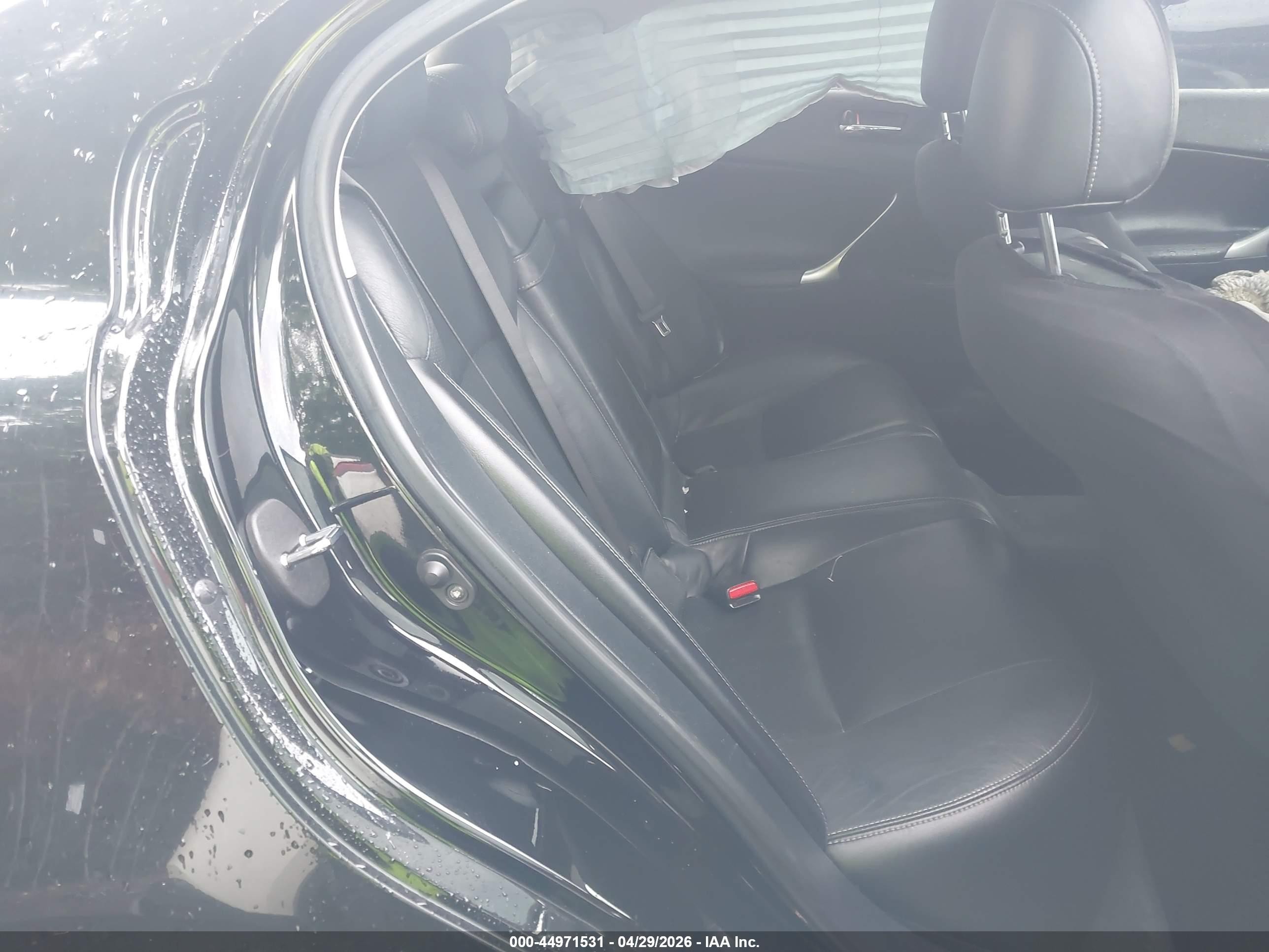 2009 Lexus Is 250   Black vin: JTHBK262495092882