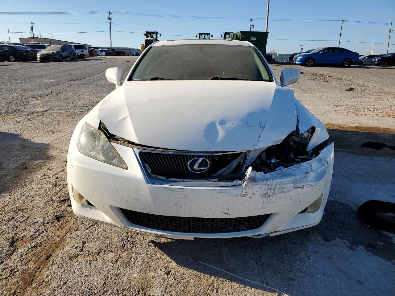 2006 Lexus Is 250 Base White vin: JTHBK262562007089