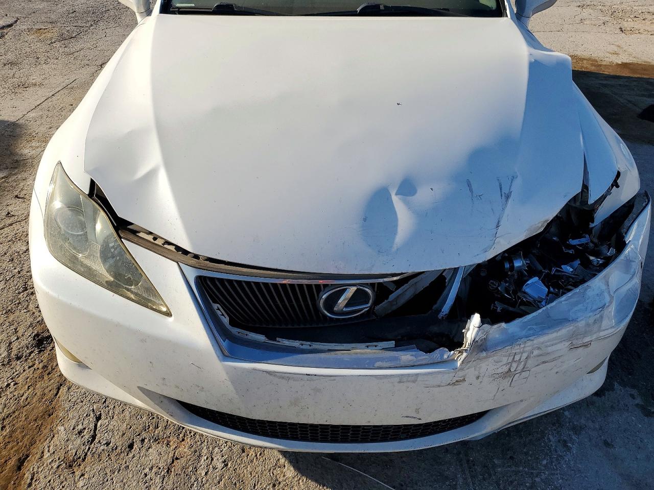 2006 Lexus Is 250 Base White vin: JTHBK262562007089