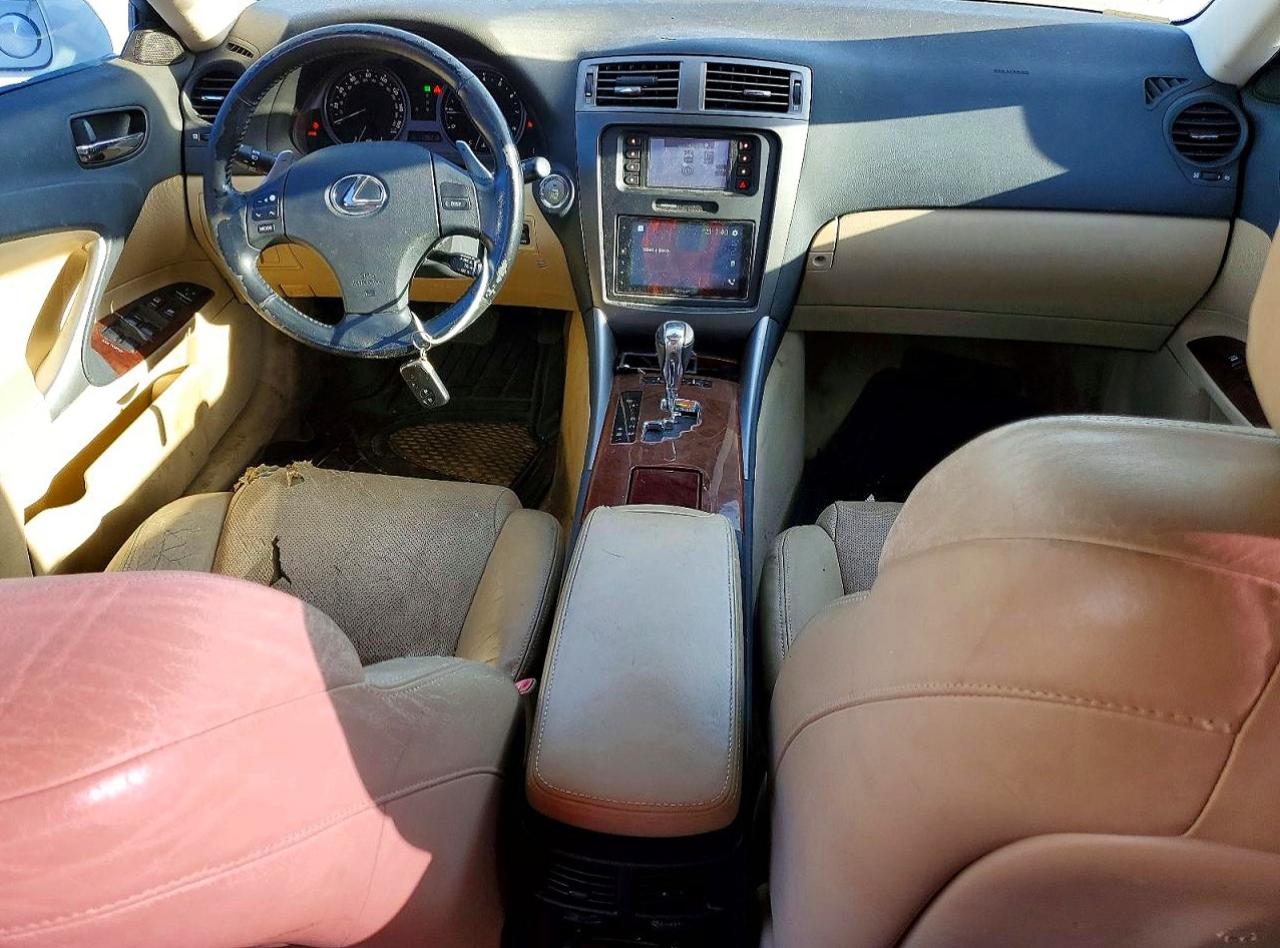 2006 Lexus Is 250 Base White vin: JTHBK262562007089