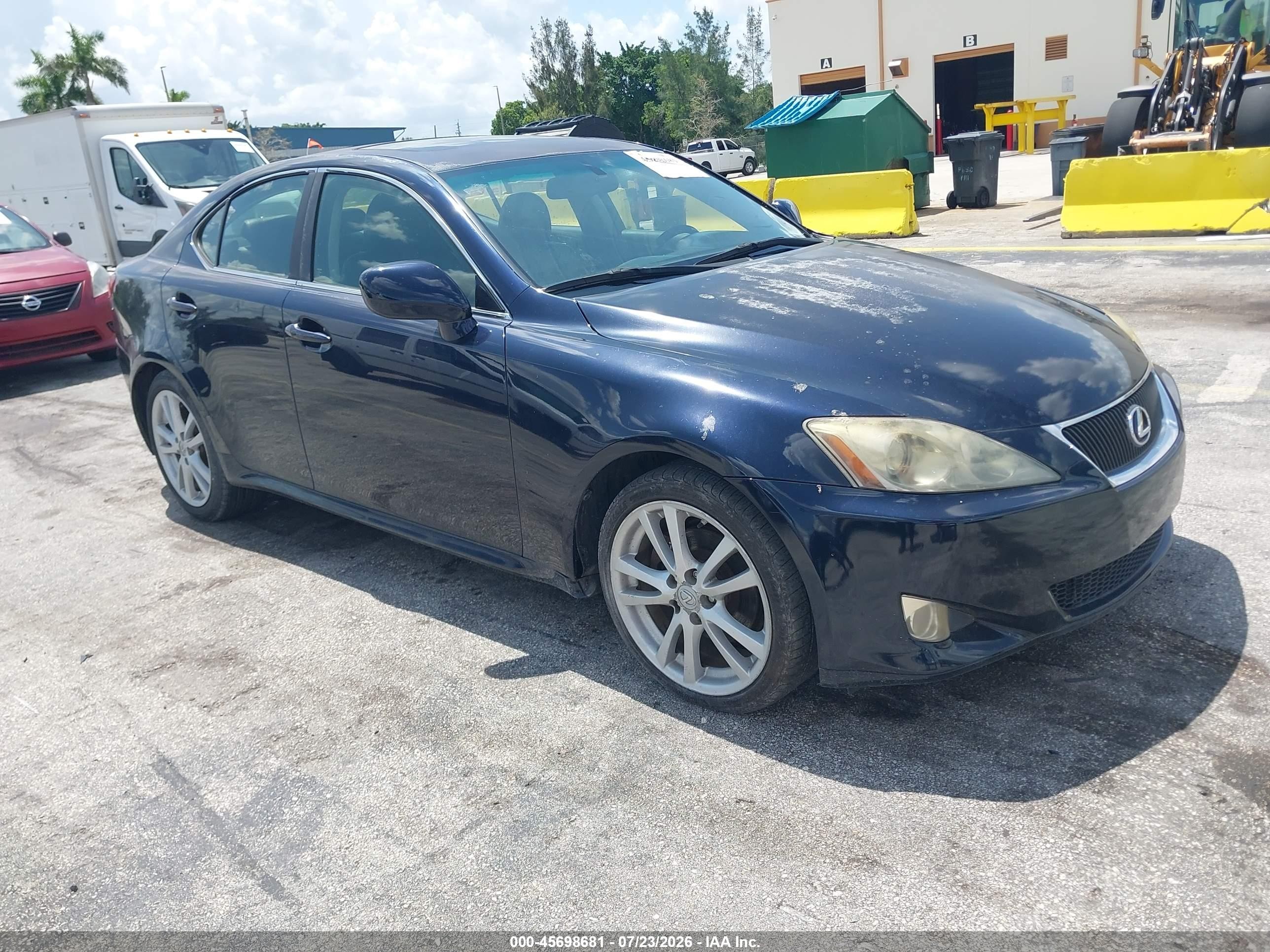 2006 Lexus Is 250   Blue vin: JTHBK262565001470